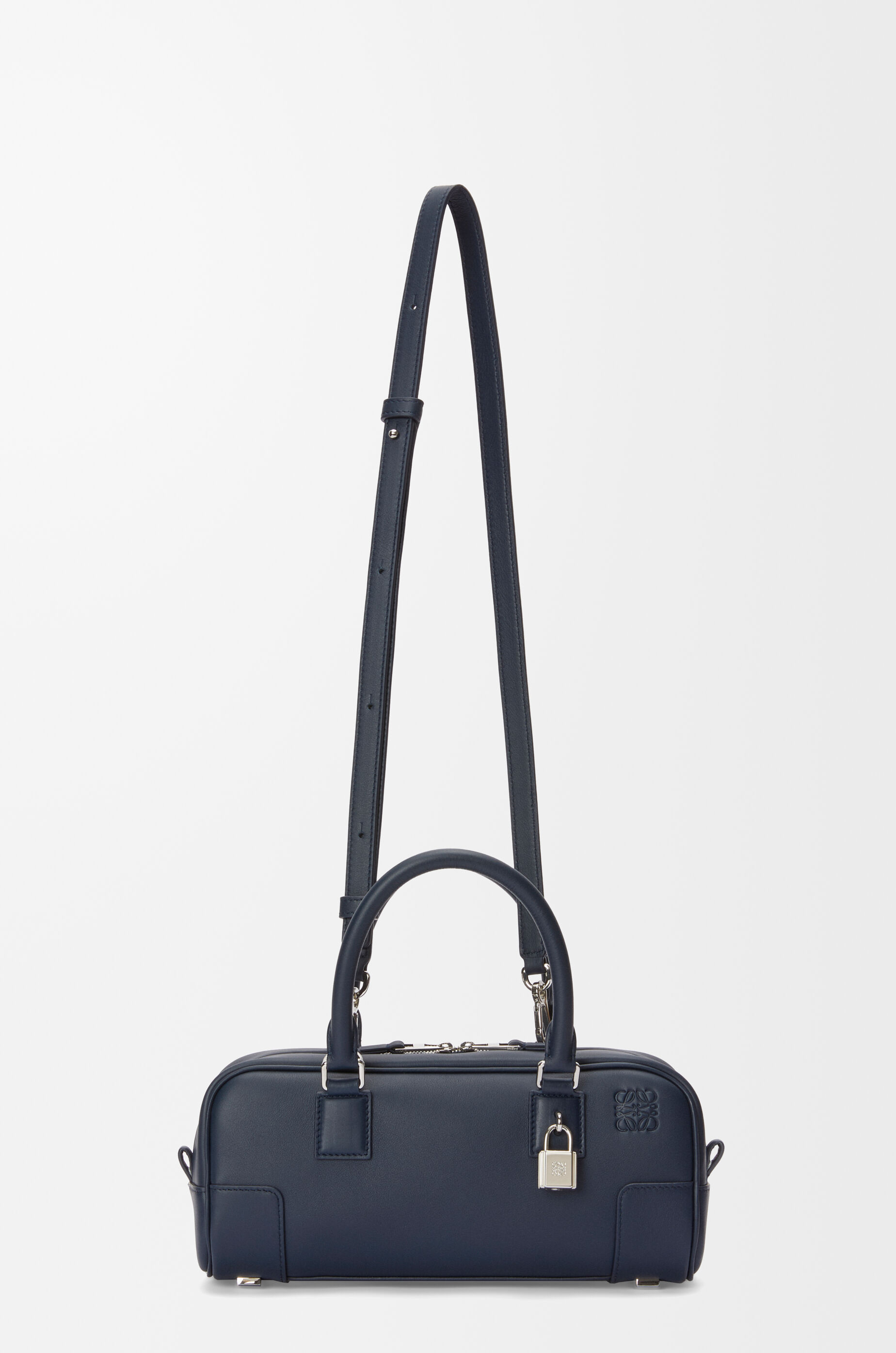 LOEWE Amazona 23 cropped bag in nappa calfskin Deep Navy