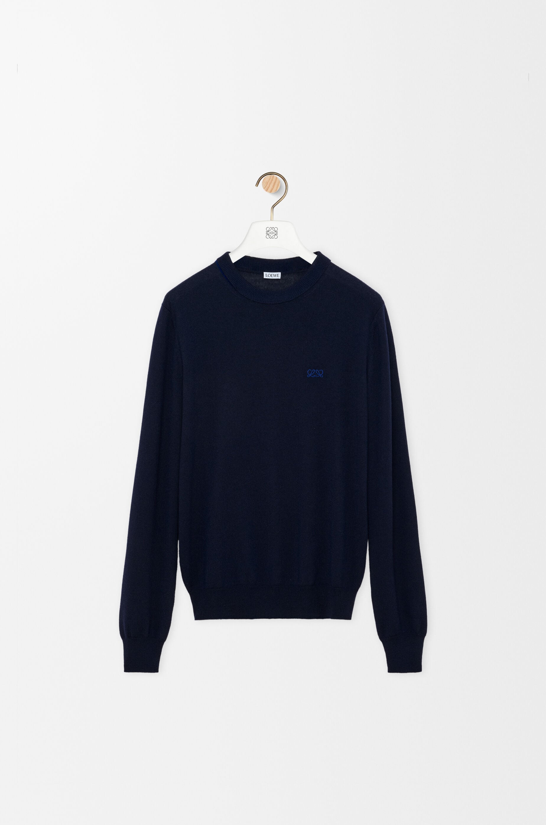 LOEWE Sweater in merino wool Navy/Blue