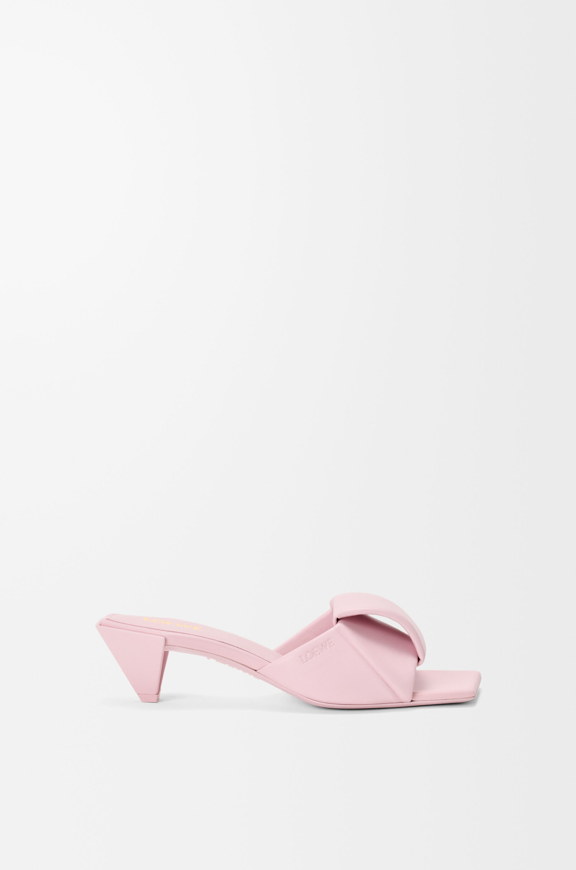 LOEWE Origami slide in lambskin Crystal Pink
