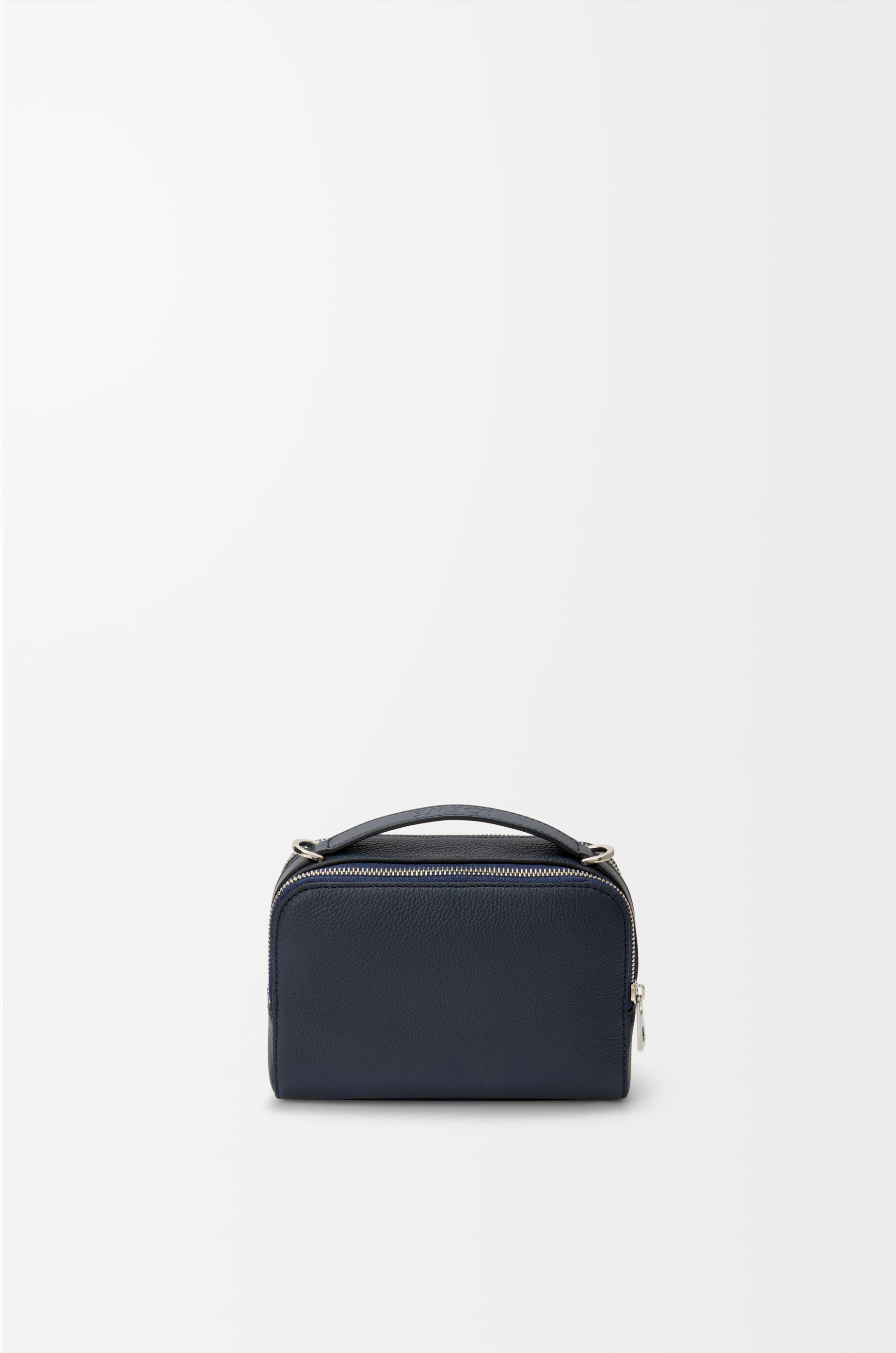 LOEWE Mini crossbody camera bag in soft grained calfskin Deep Navy