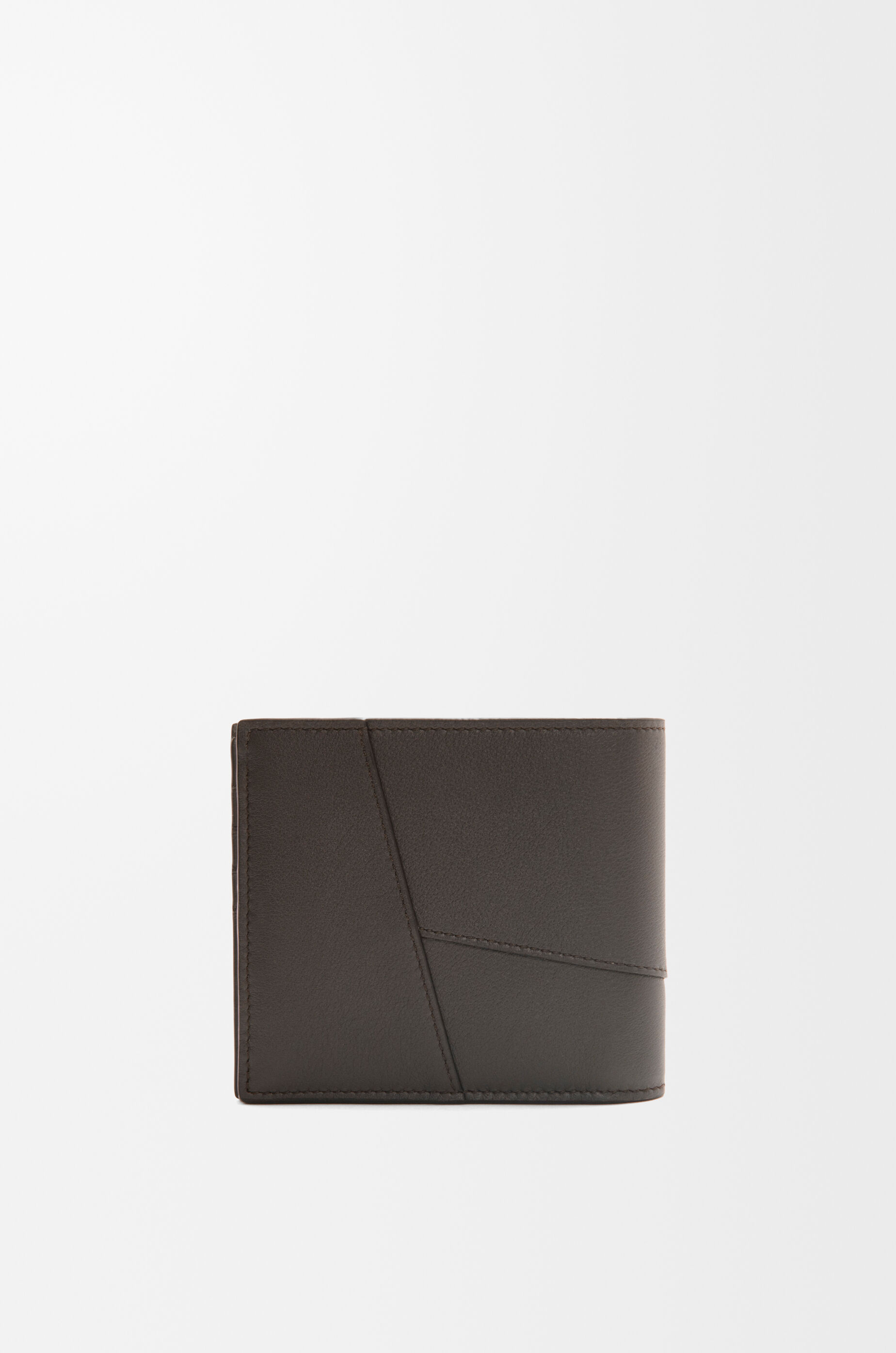 LOEWE Puzzle bifold coin wallet in classic calfskin Dark Grey