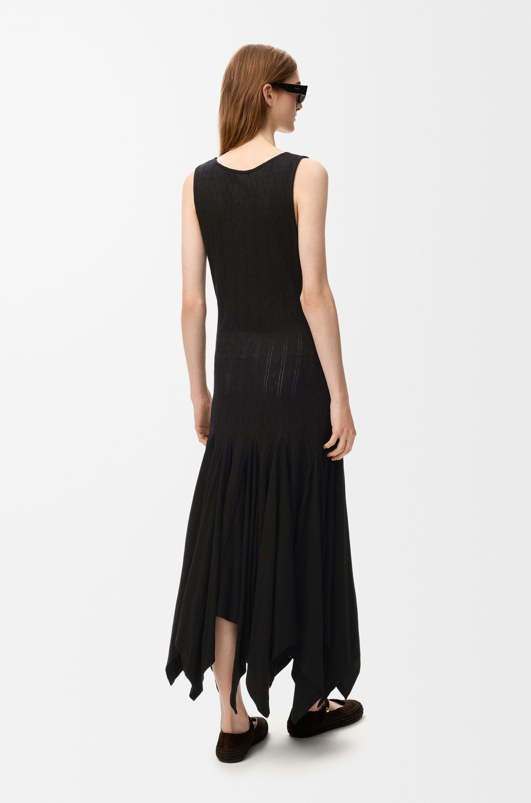 LOEWE Tank dress in cotton Black