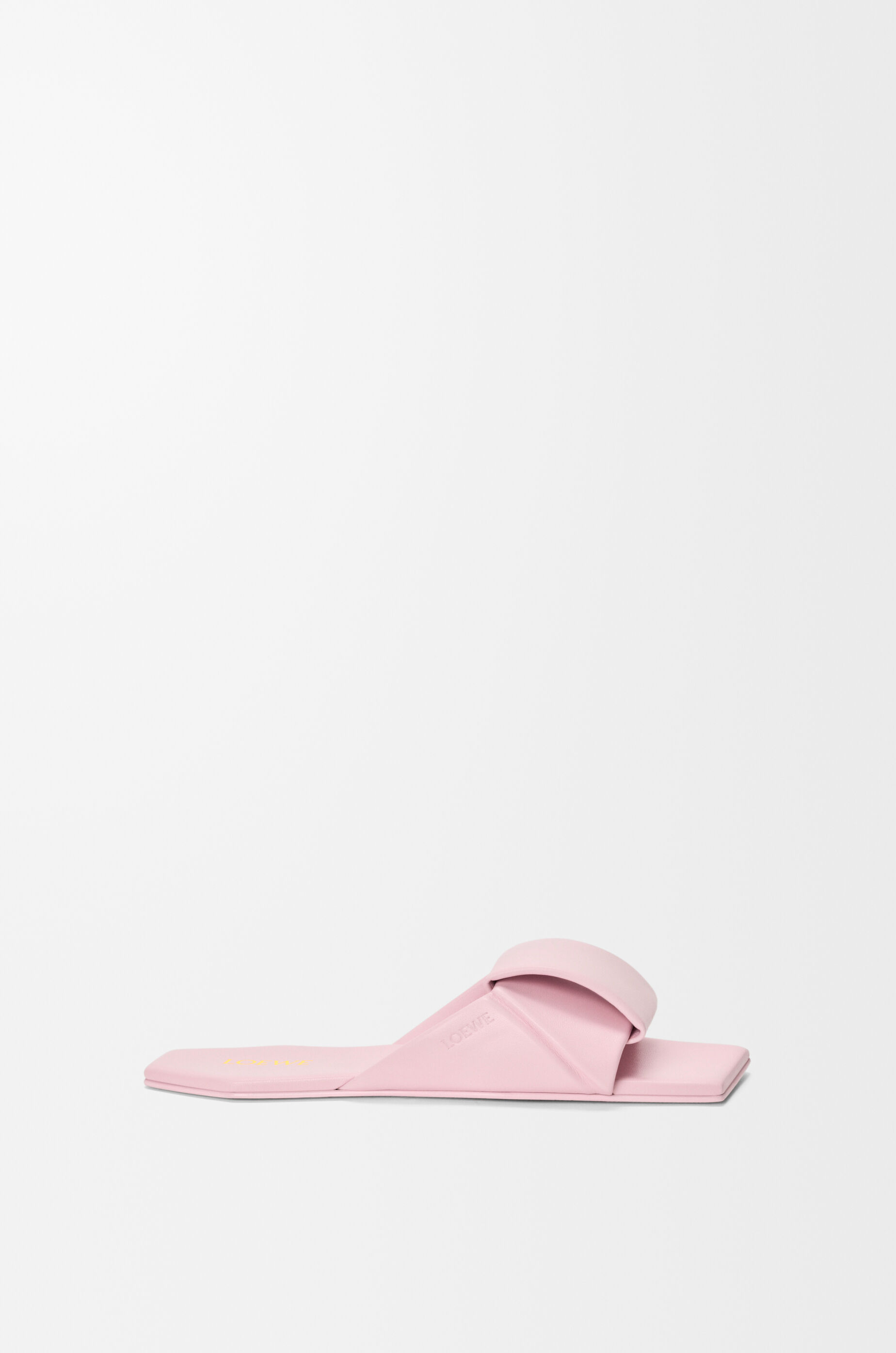 LOEWE Origami slide in lambskin Crystal Pink