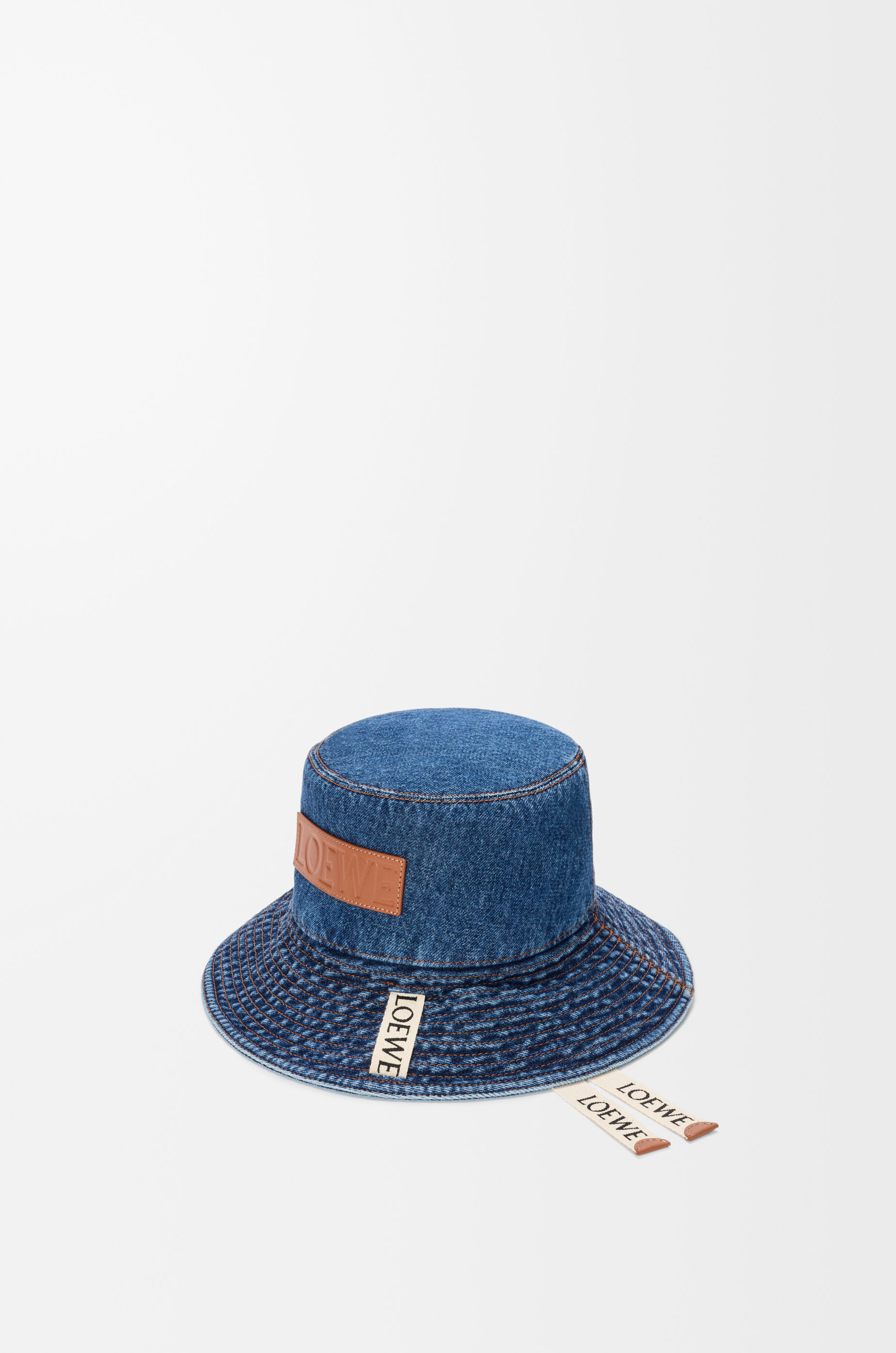 LOEWE Fisherman hat in denim Blue