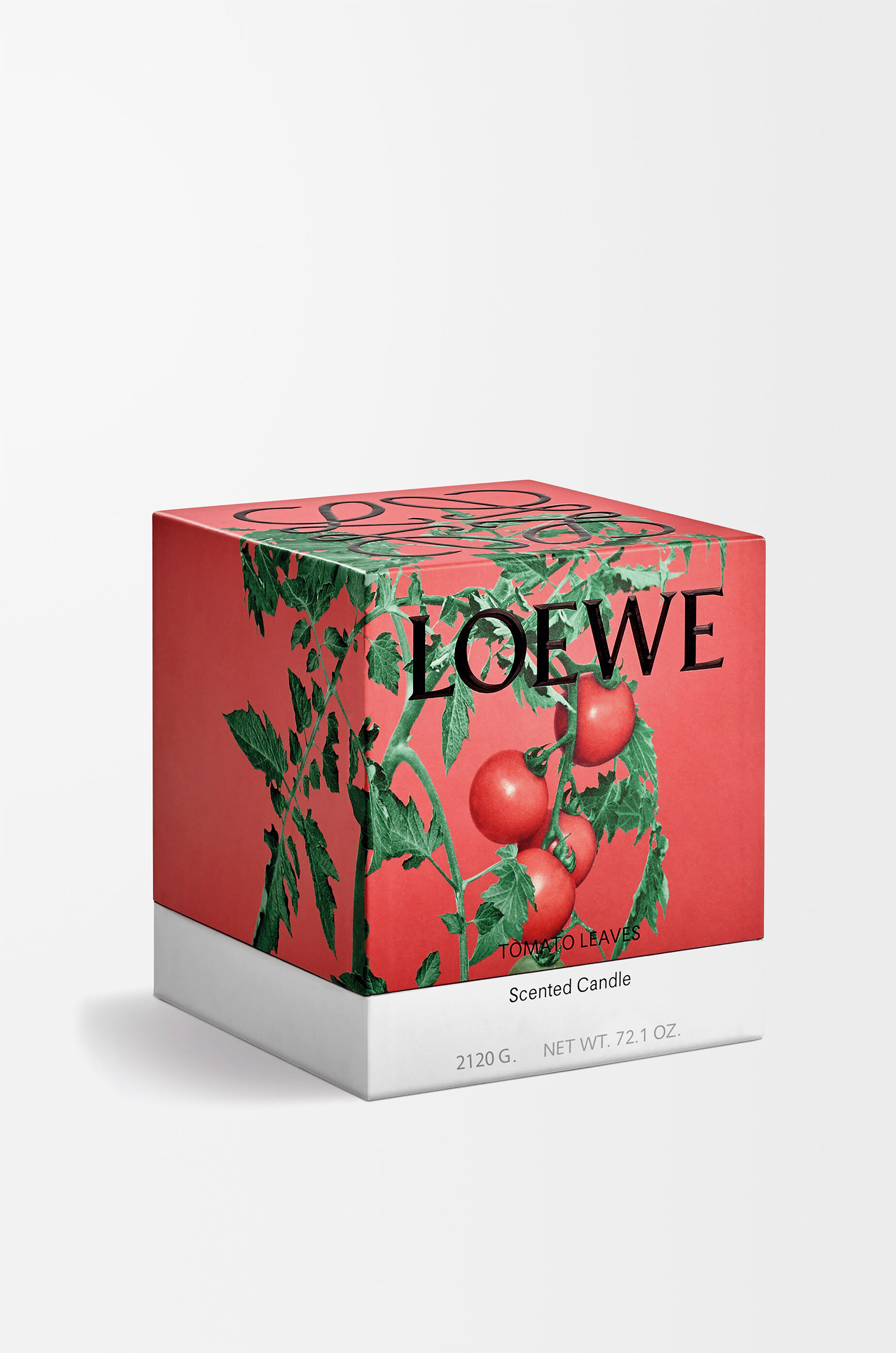 LOEWE Large Tomato Leaves candle Red