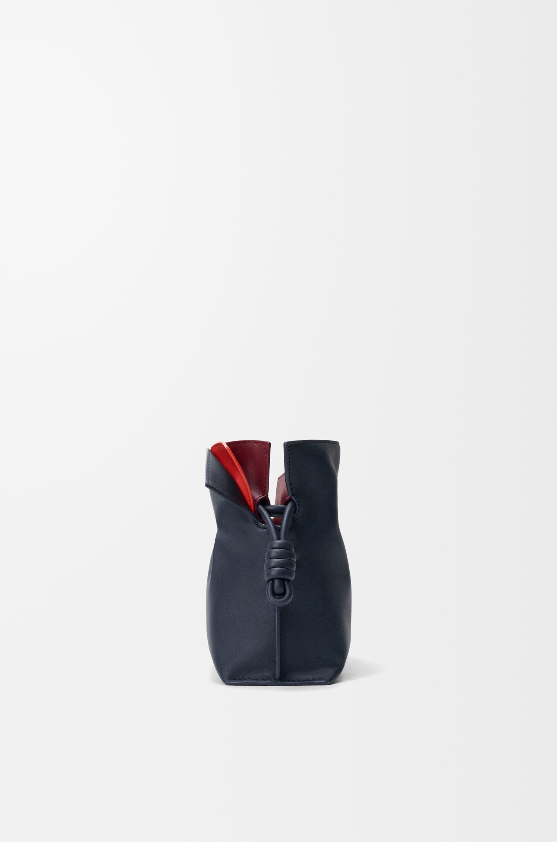 LOEWE Mini layered Flamenco clutch in nappa calfskin Multicolor  Deep Navy