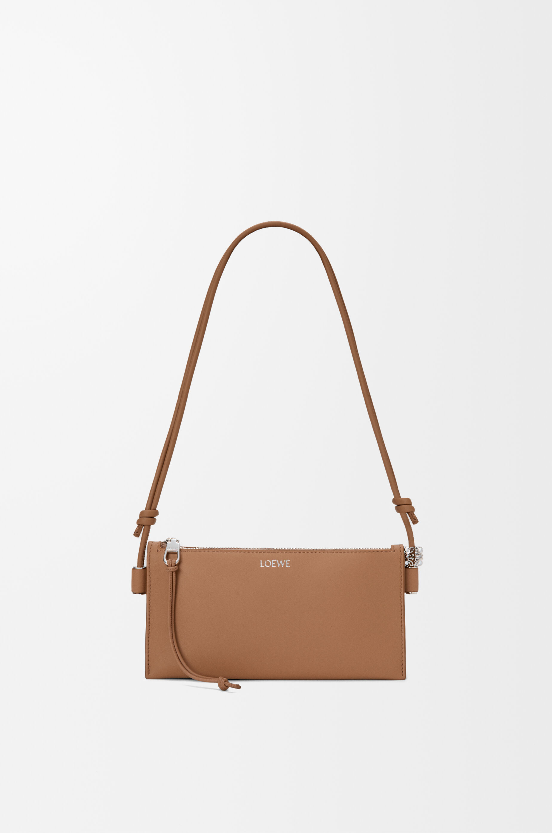 LOEWE Joya pouch in nappa calfskin Mocha