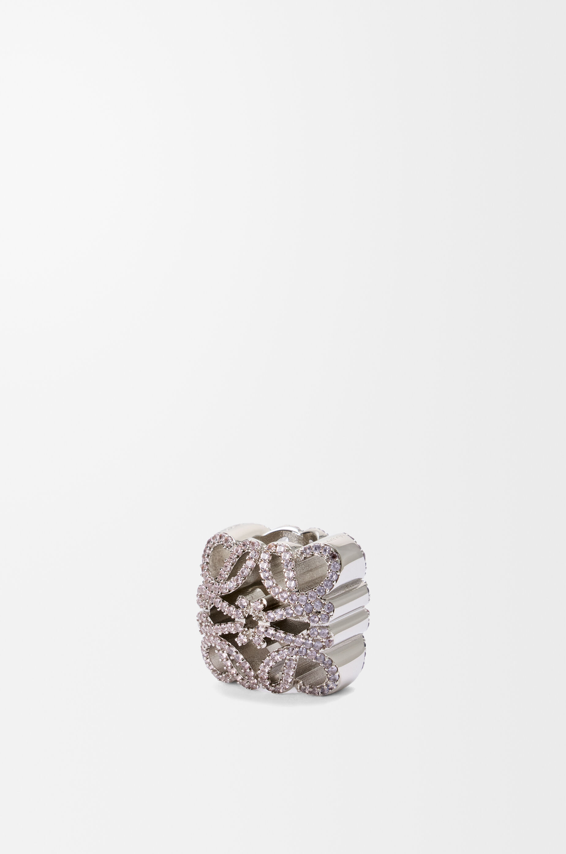 LOEWE Anagram Bombé dice Silver/Pink