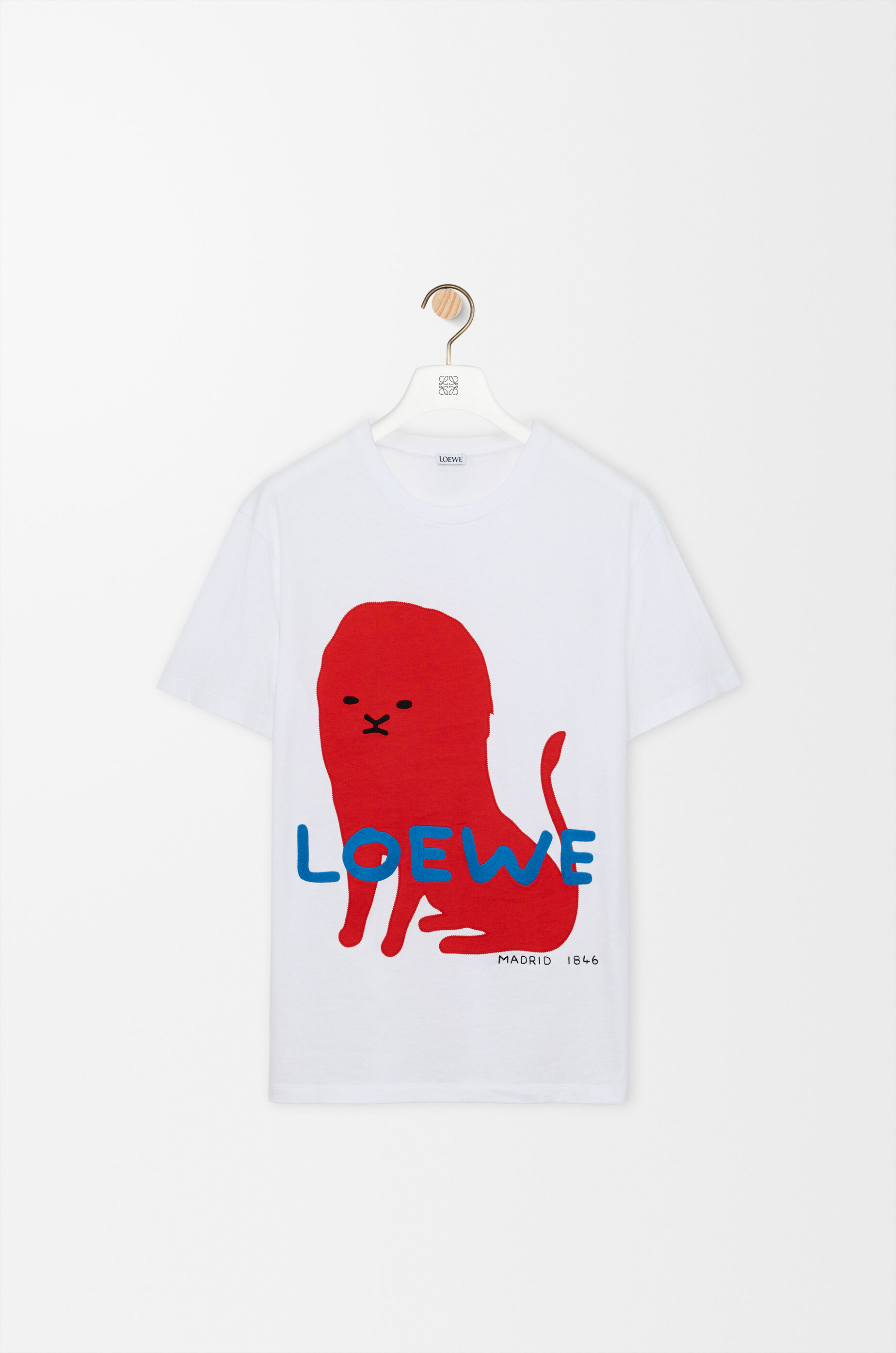 LOEWE Regular fit t-shirt in cotton White