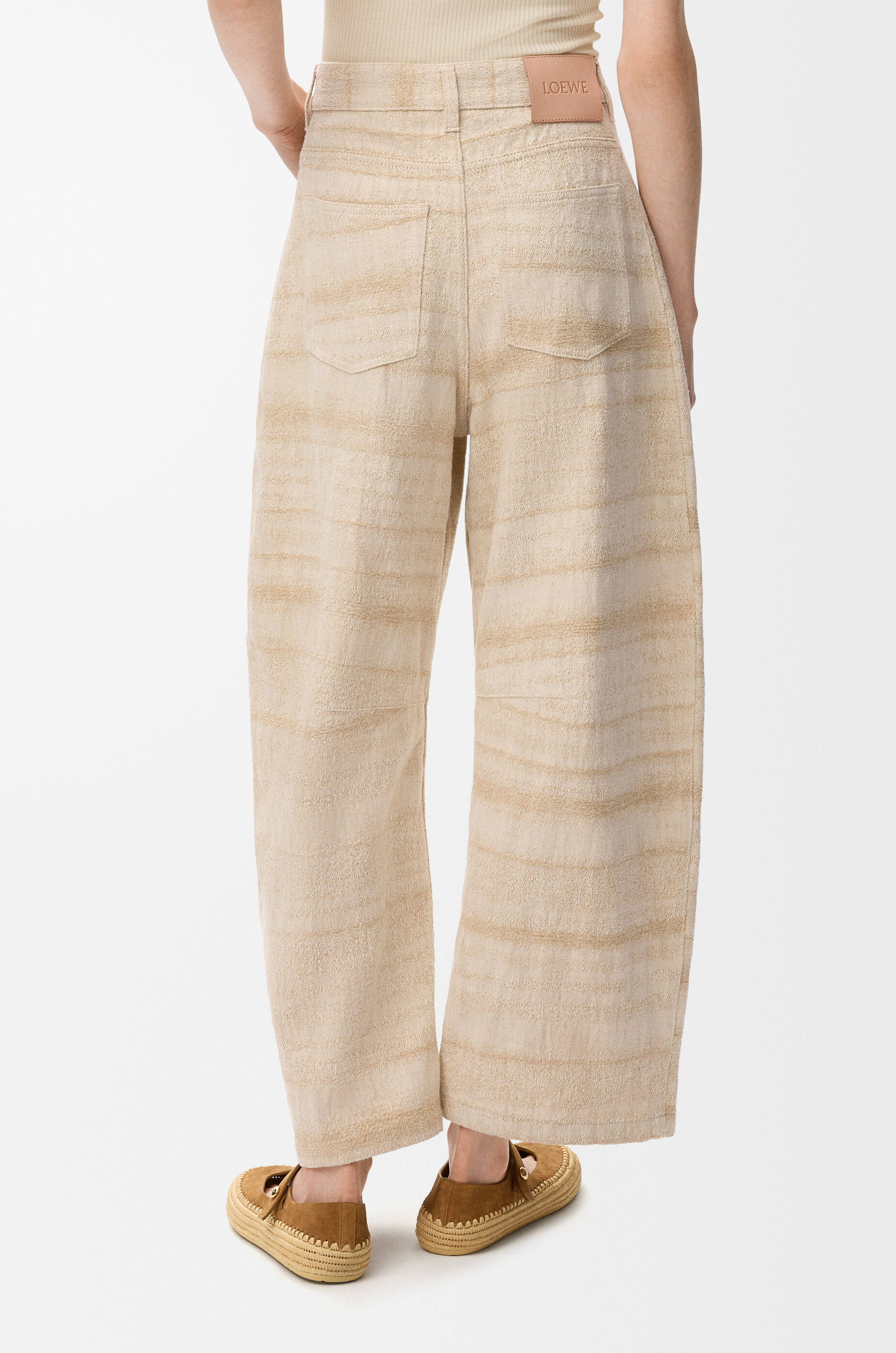 LOEWE Barrel Jeans in denim Sand