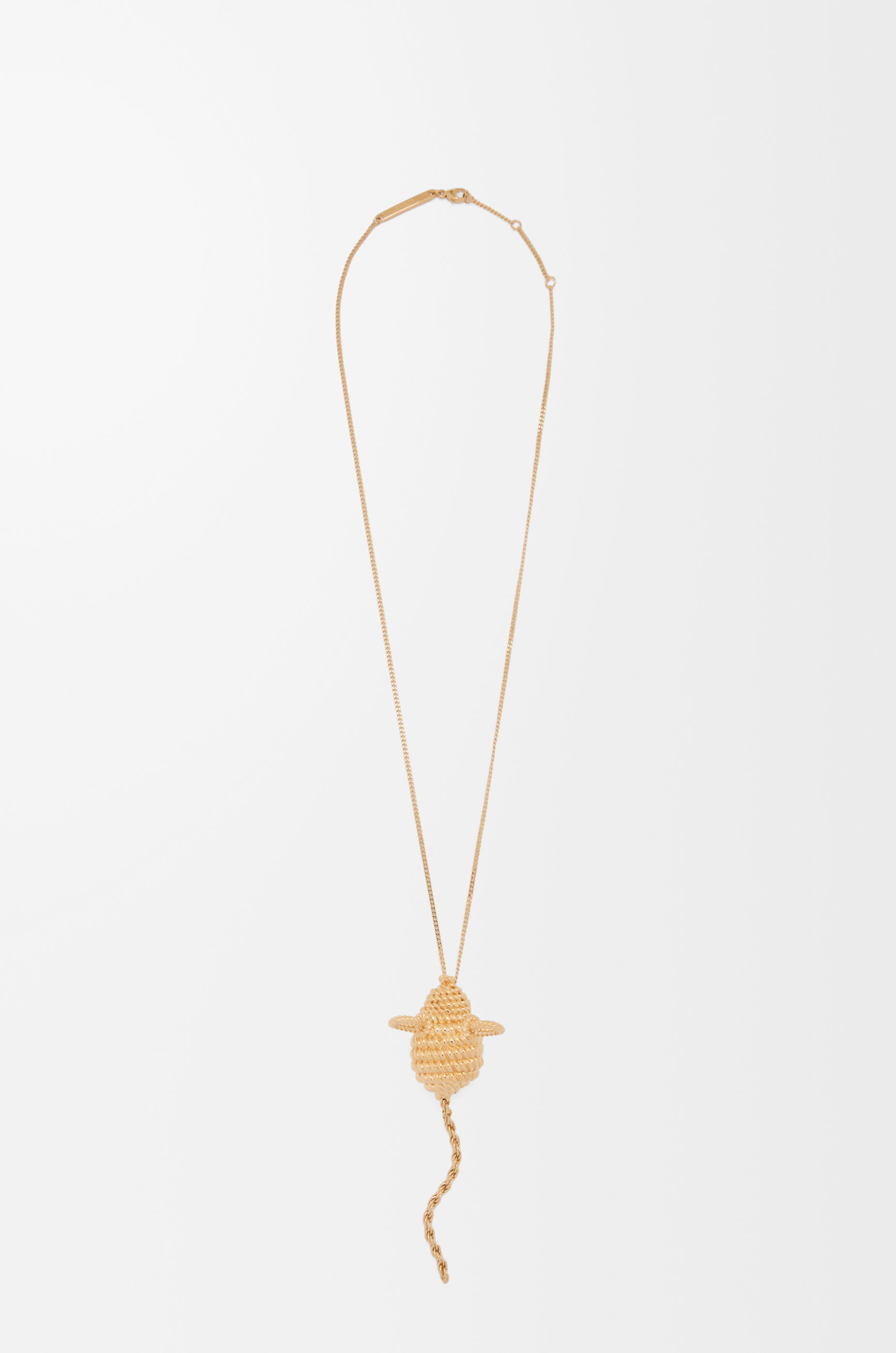 LOEWE Mouse necklace Gold