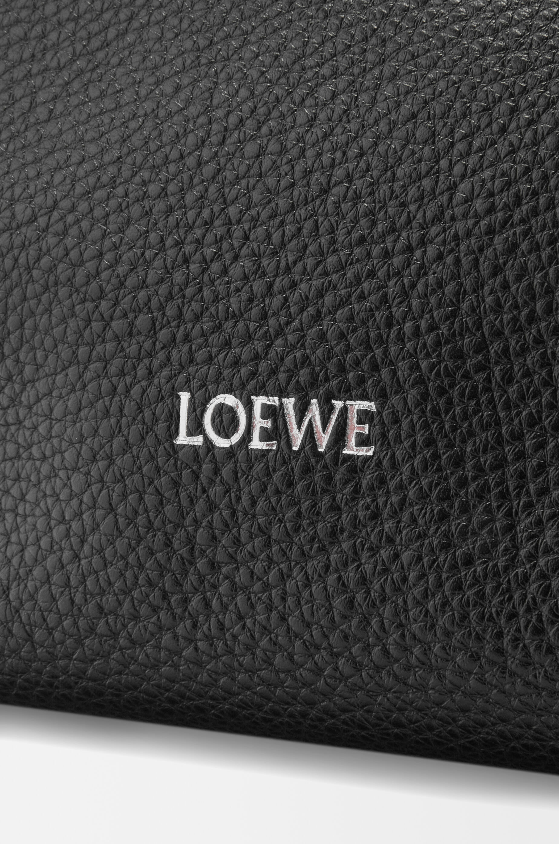 LOEWE Small Cubi crossbody bag in supple grained calfskin Black