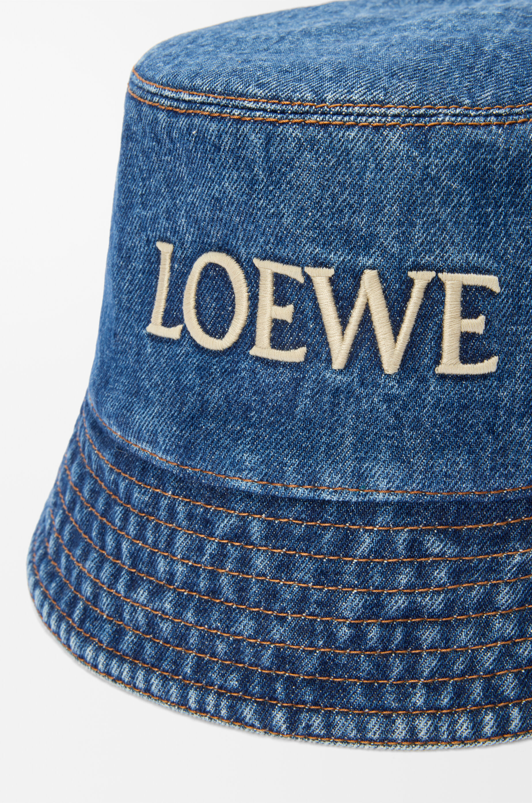 LOEWE LOEWE bucket hat in denim Denim Blue