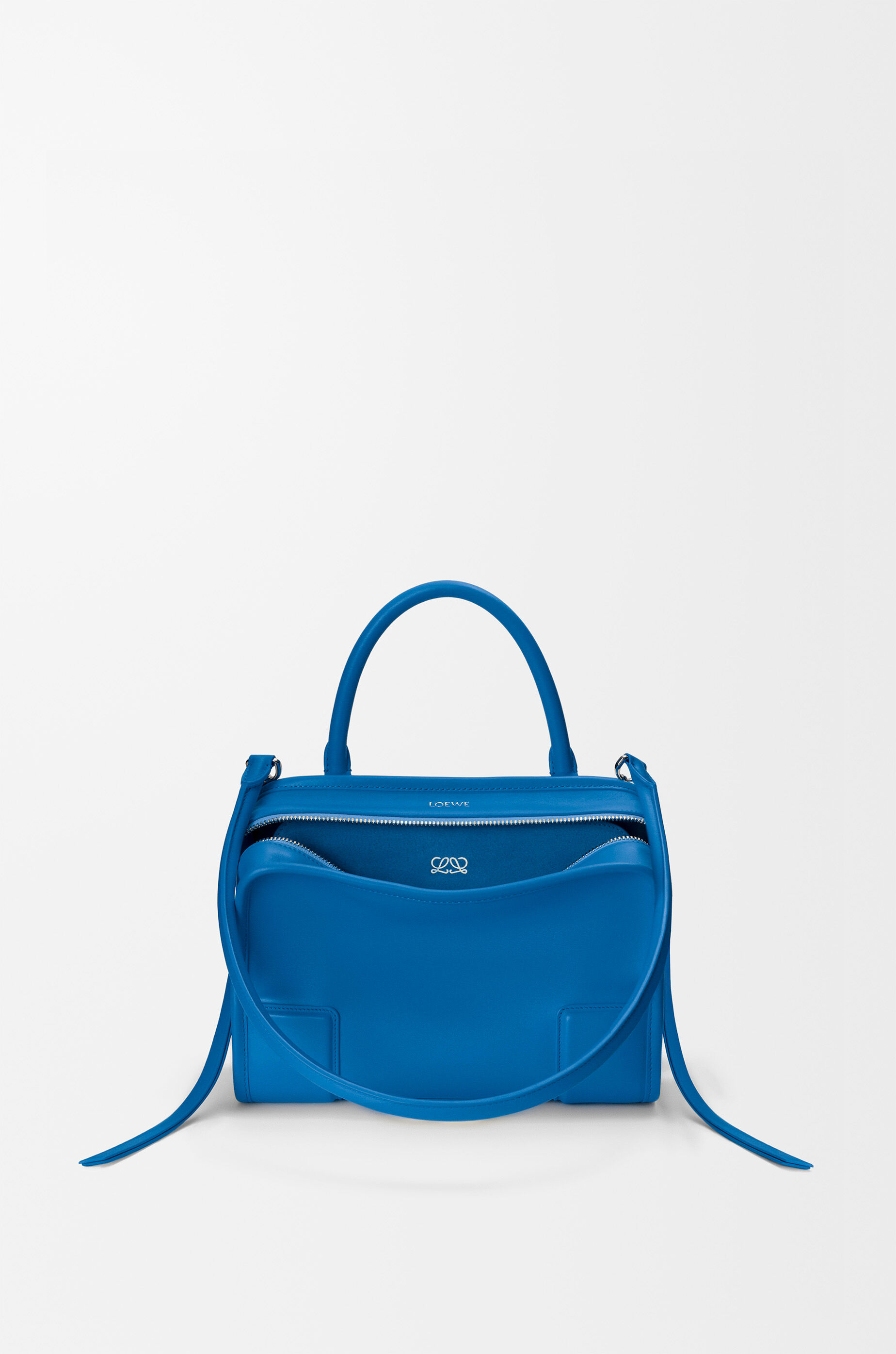 LOEWE Small Amazona 180 bag in soft calfskin Royal Azur