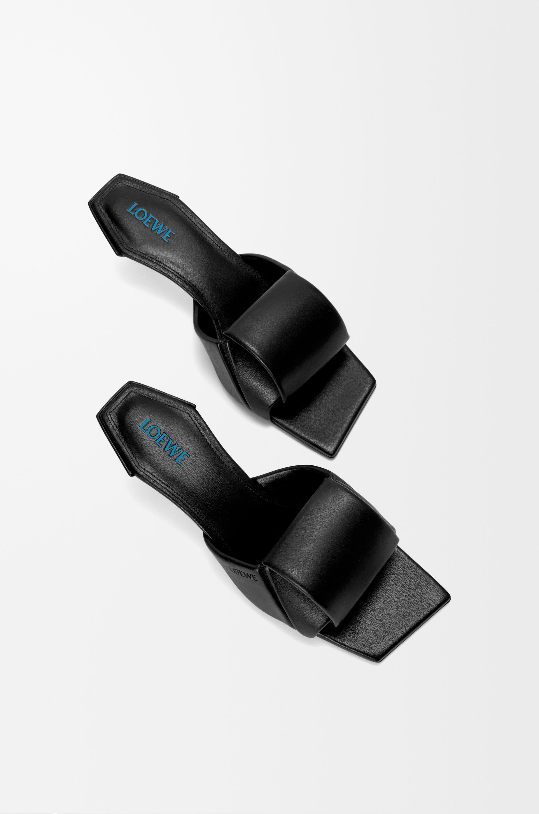 LOEWE Origami slide in lambskin Black