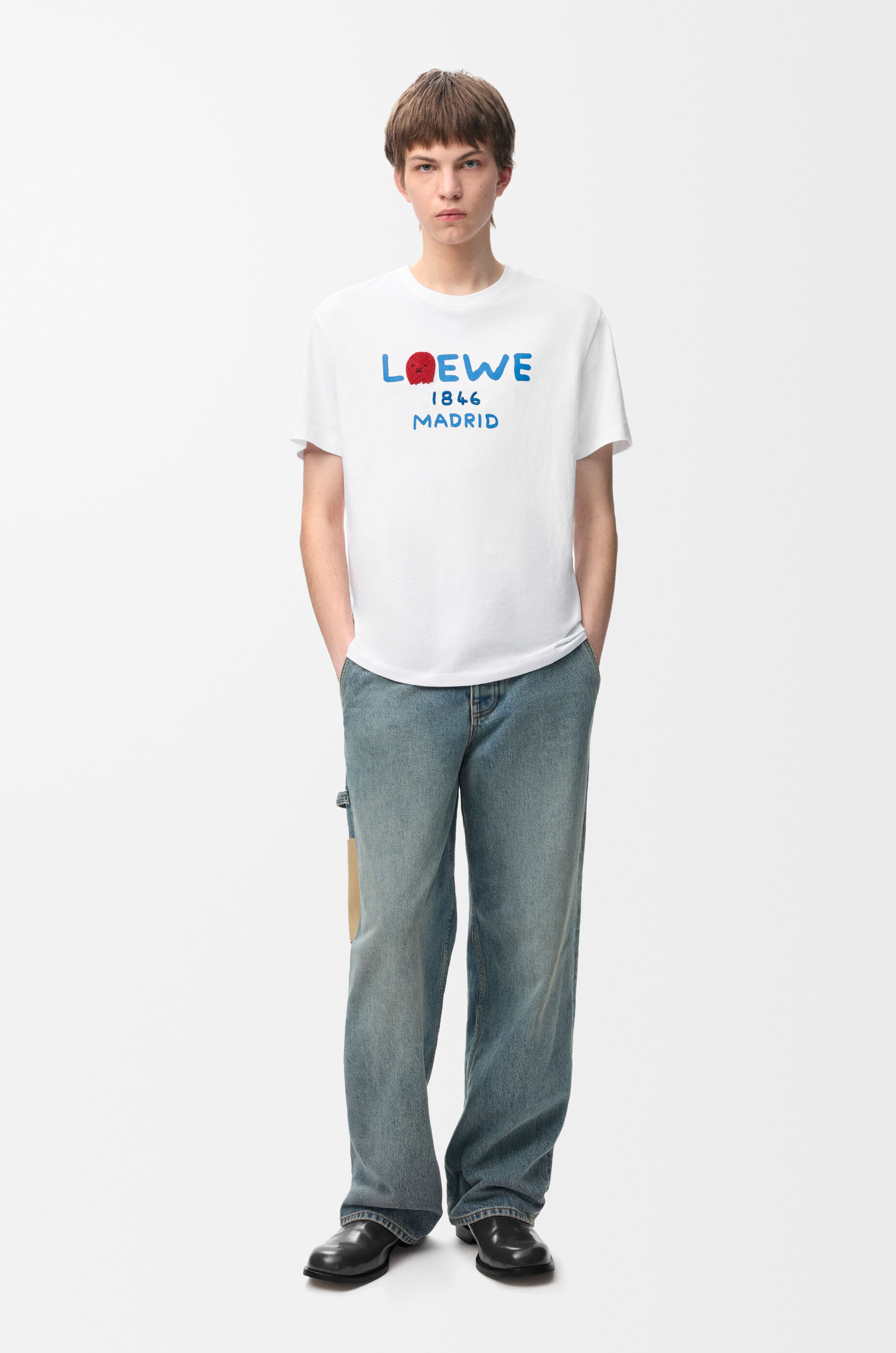 LOEWE Relaxed fit T-shirt in cotton White