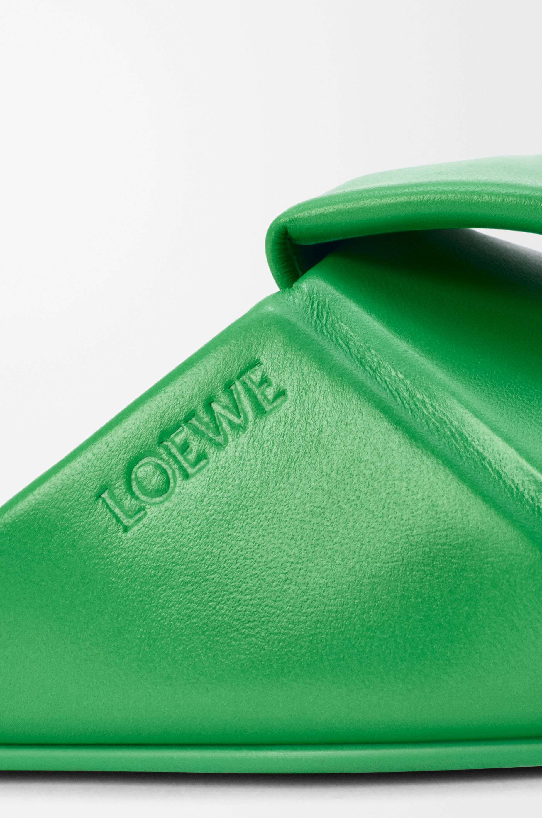LOEWE Origami slide in lambskin Clover Green