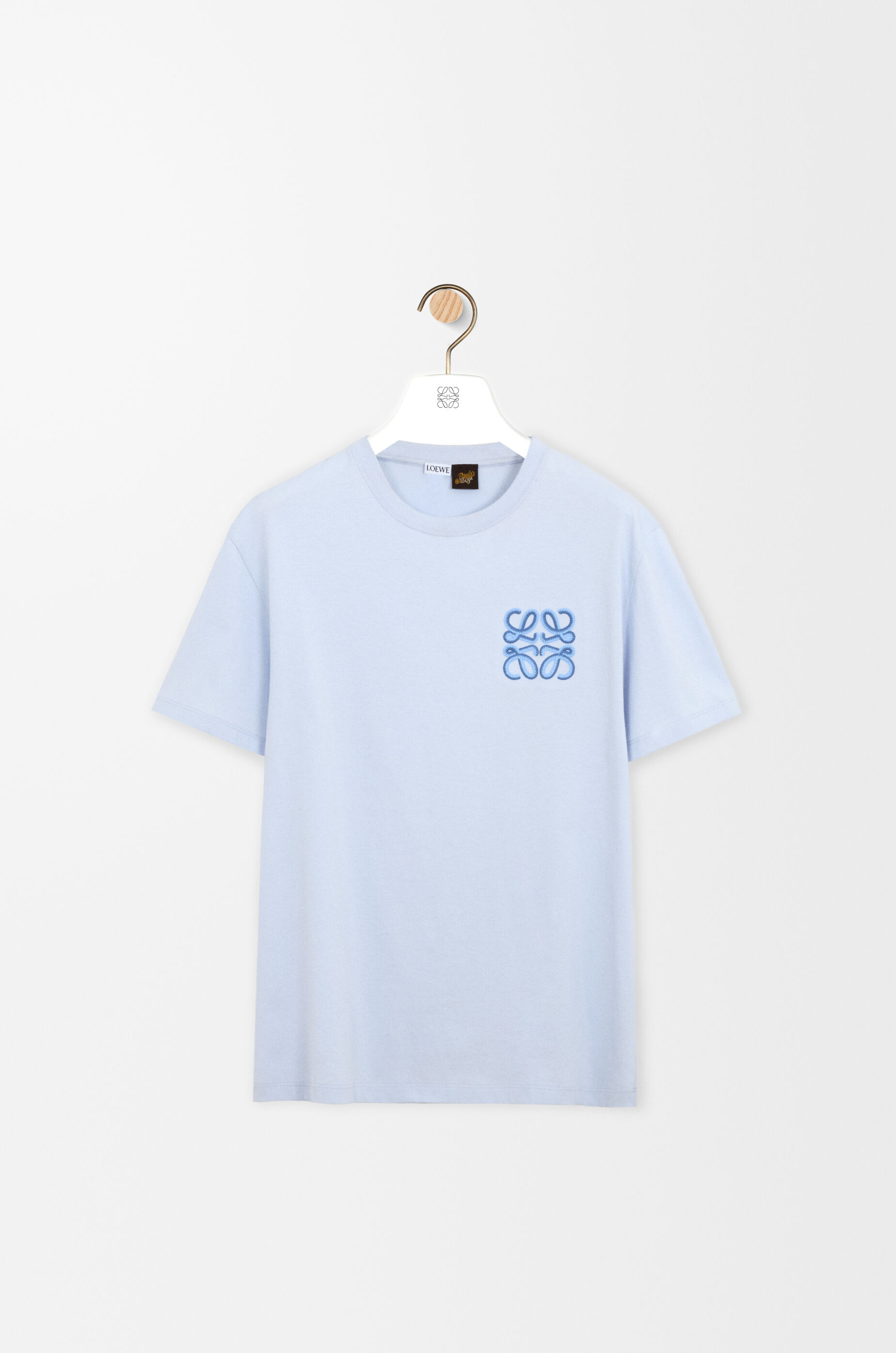 LOEWE Relaxed fit T-shirt in cotton Light Blue