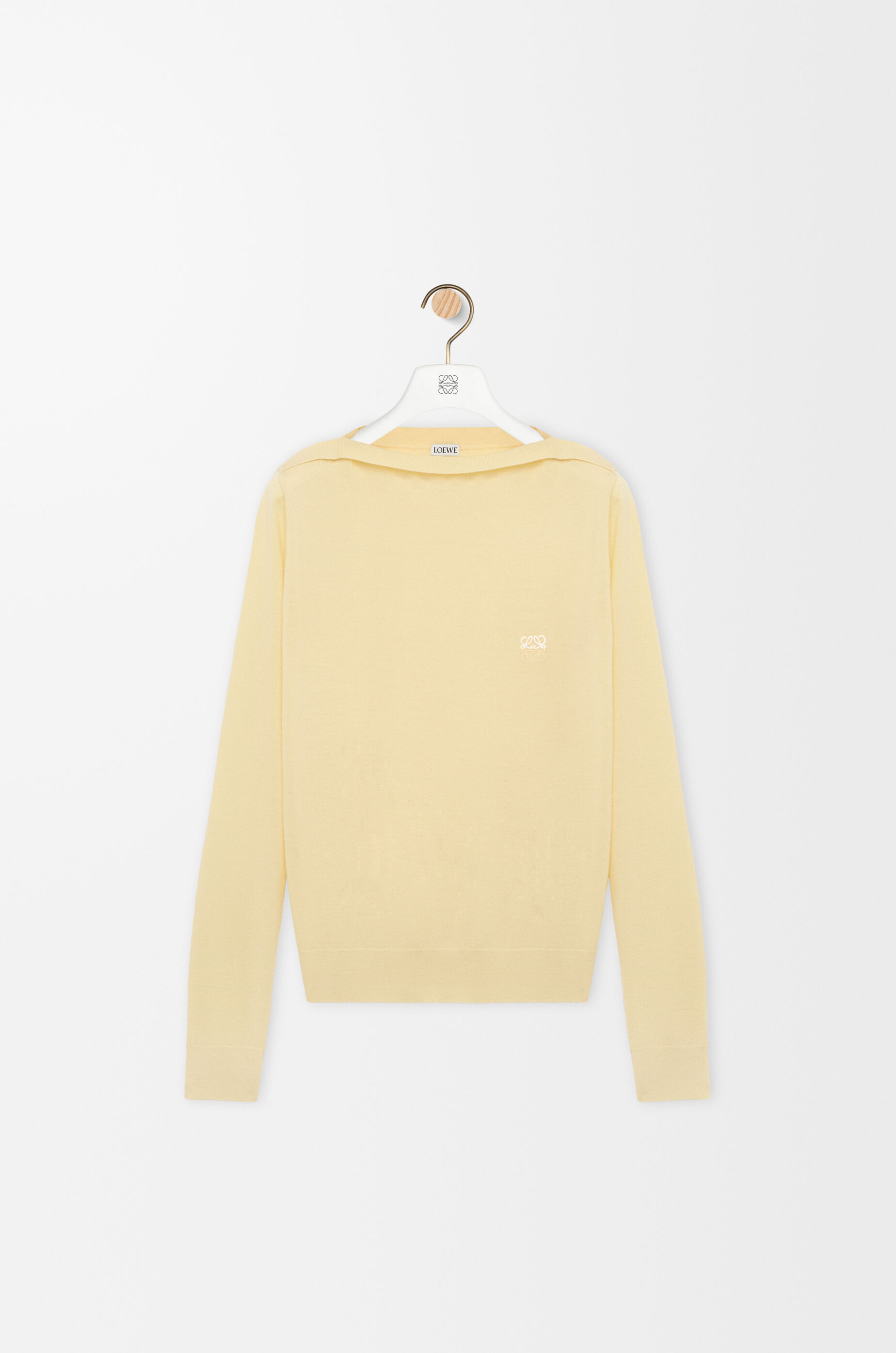 LOEWE Sweater in merino wool Light Yellow