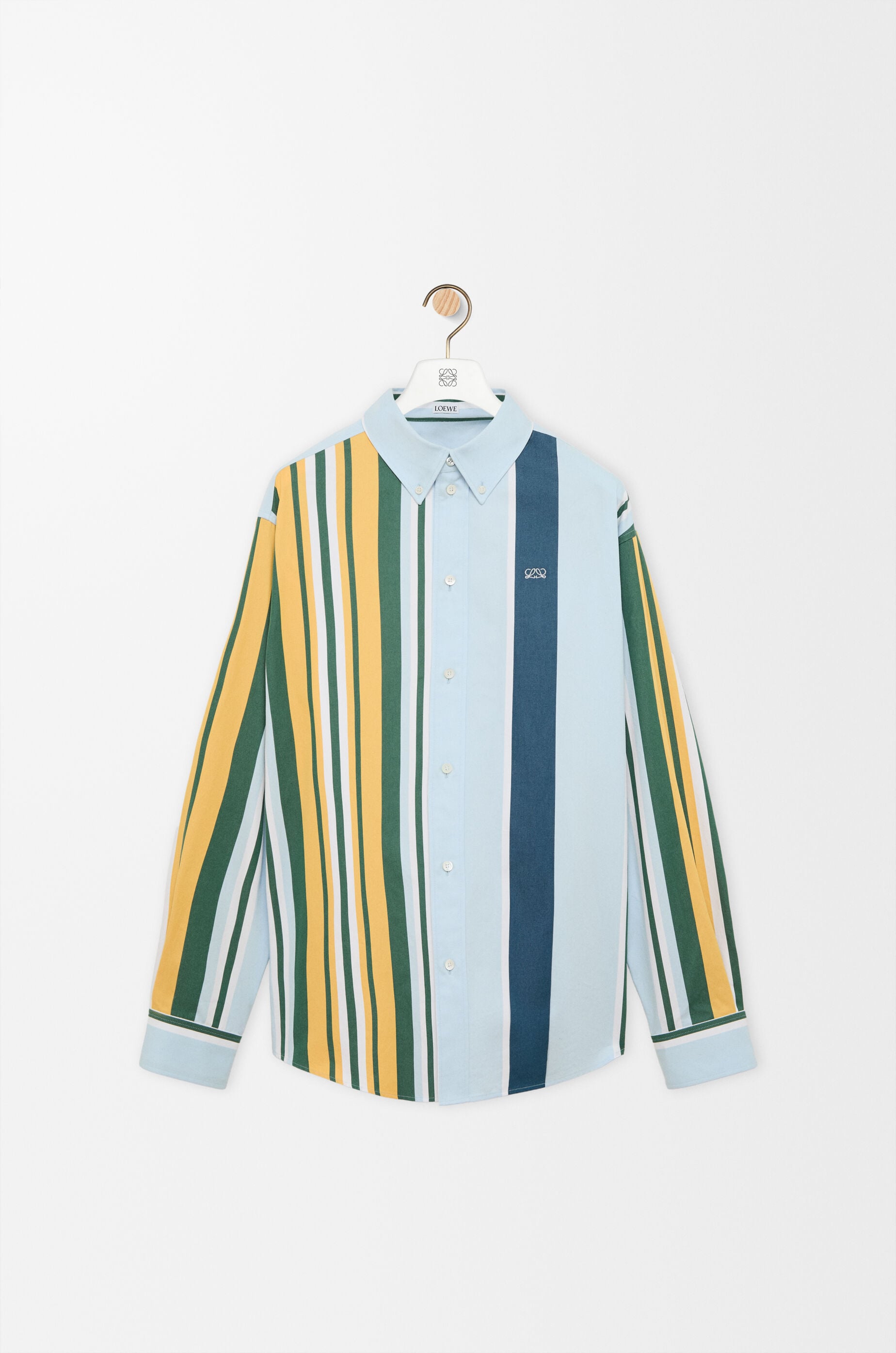 LOEWE Shirt in cotton Yellow/Multicolor