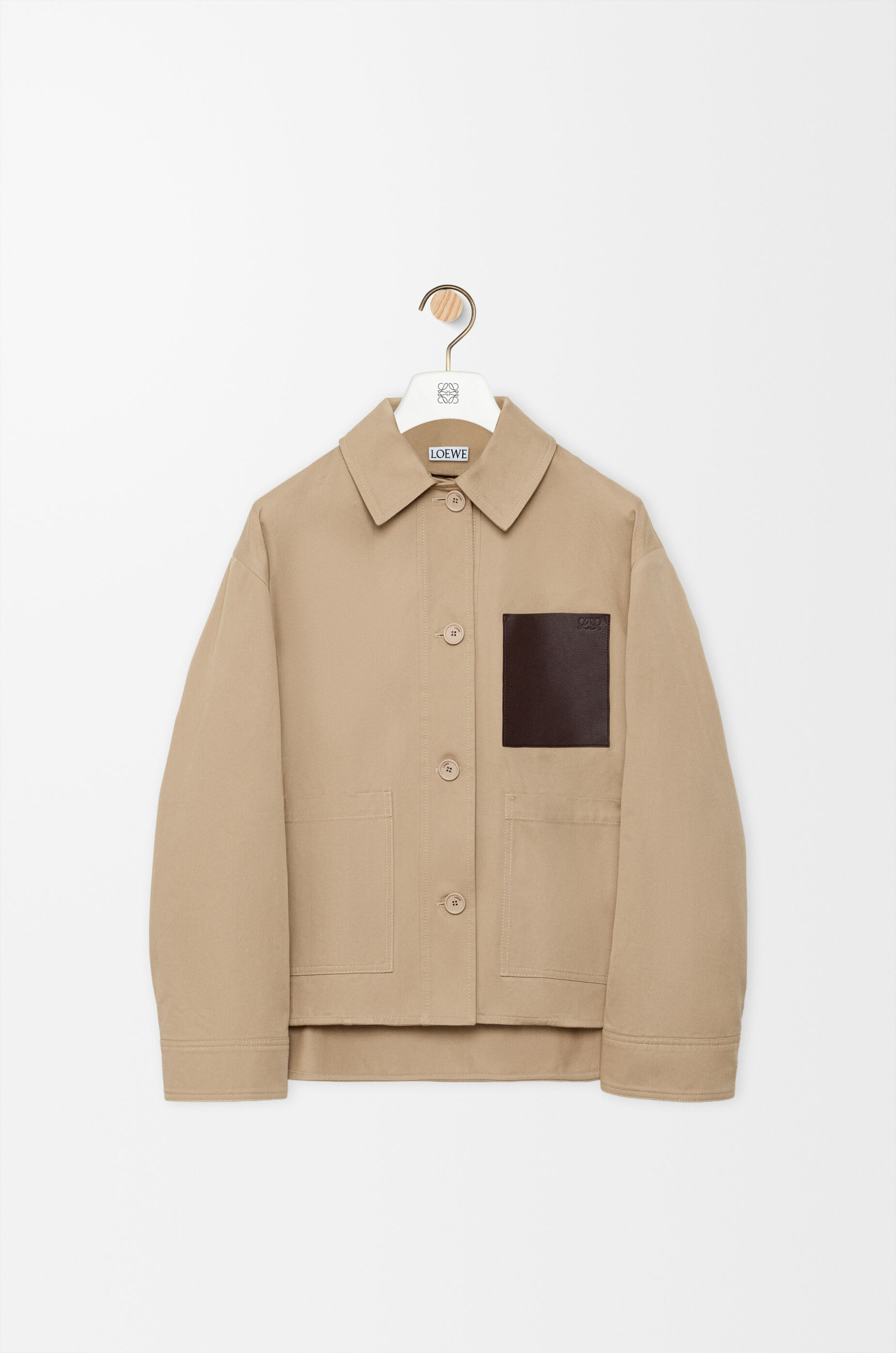 LOEWE Workwear jacket in cotton Beige