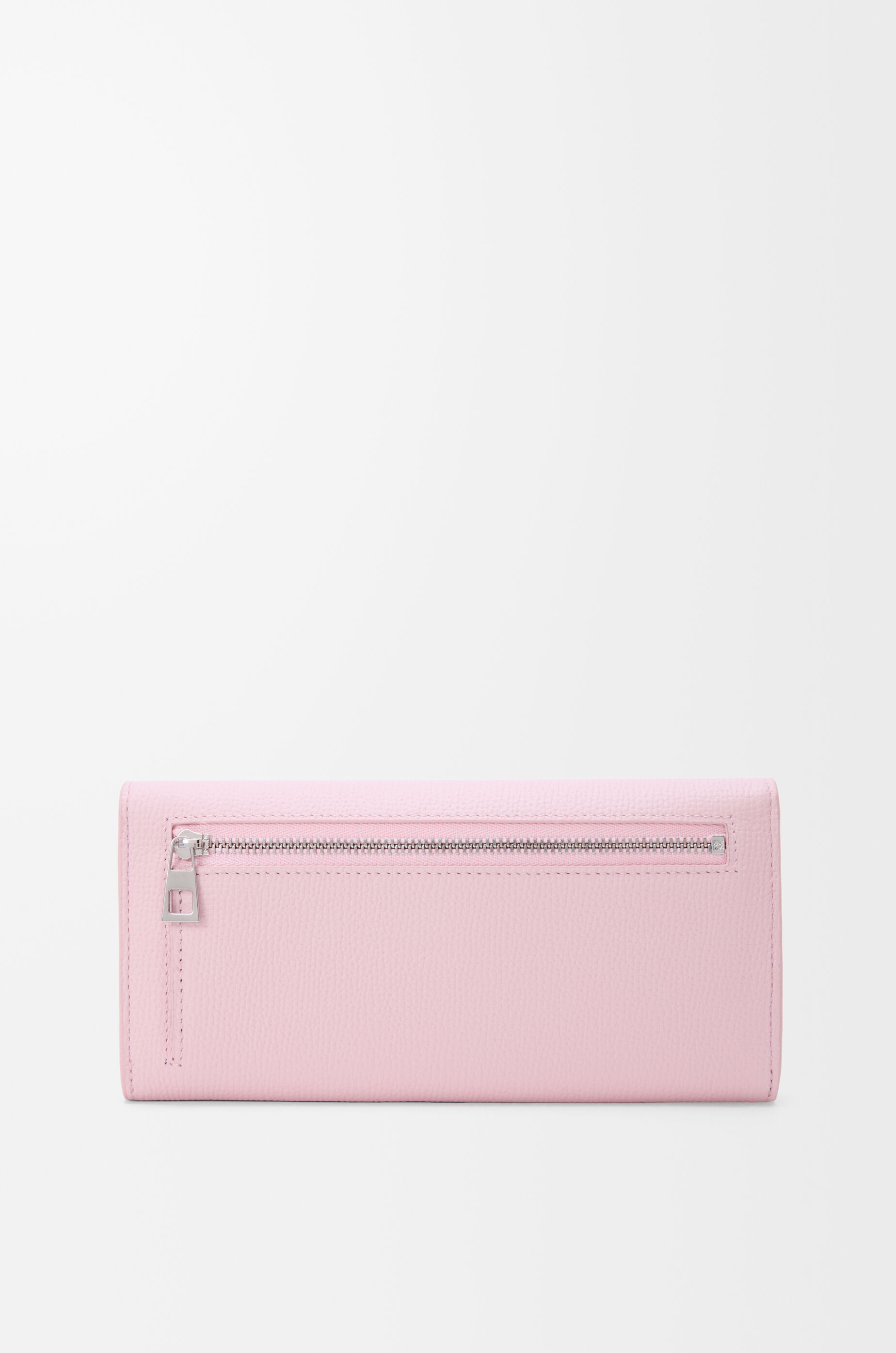 LOEWE Anagram continental wallet in pebble grained calfskin Blossom