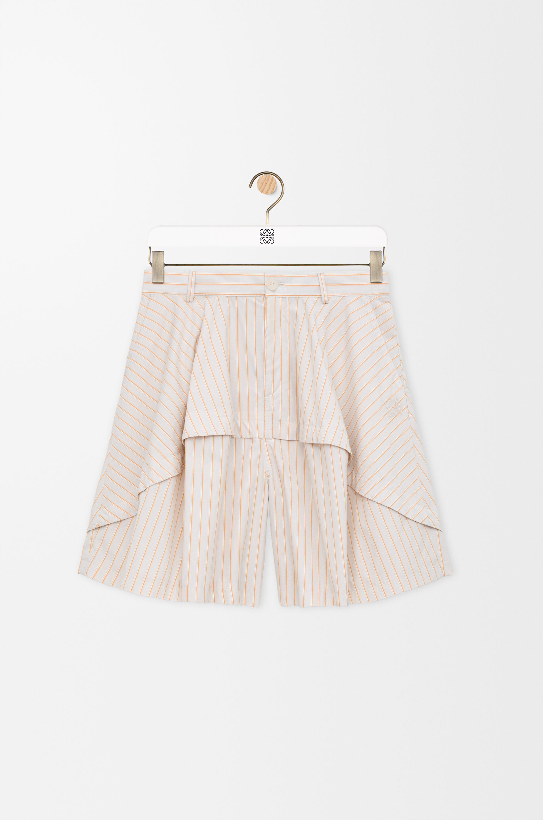 LOEWE Shorts in cotton Beige/Orange