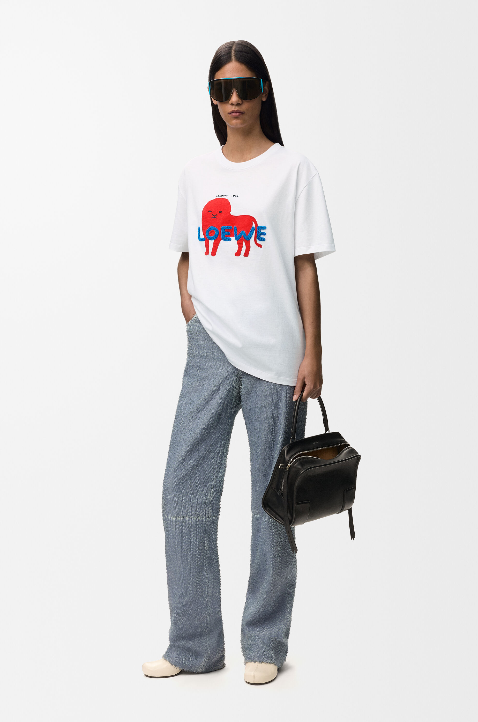 LOEWE Relaxed fit T-shirt in cotton White