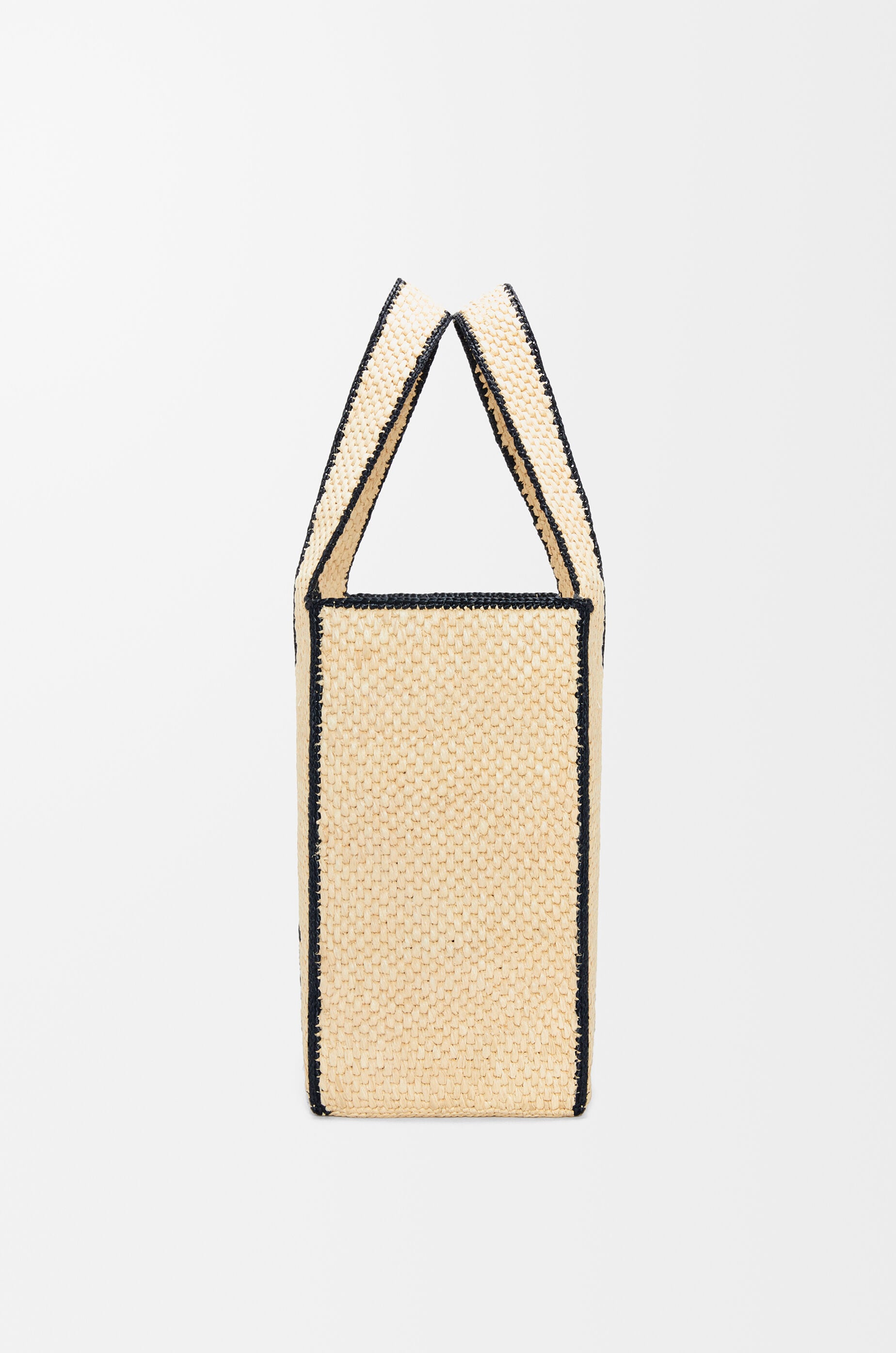 LOEWE Large LOEWE Font tote in raffia Natural
