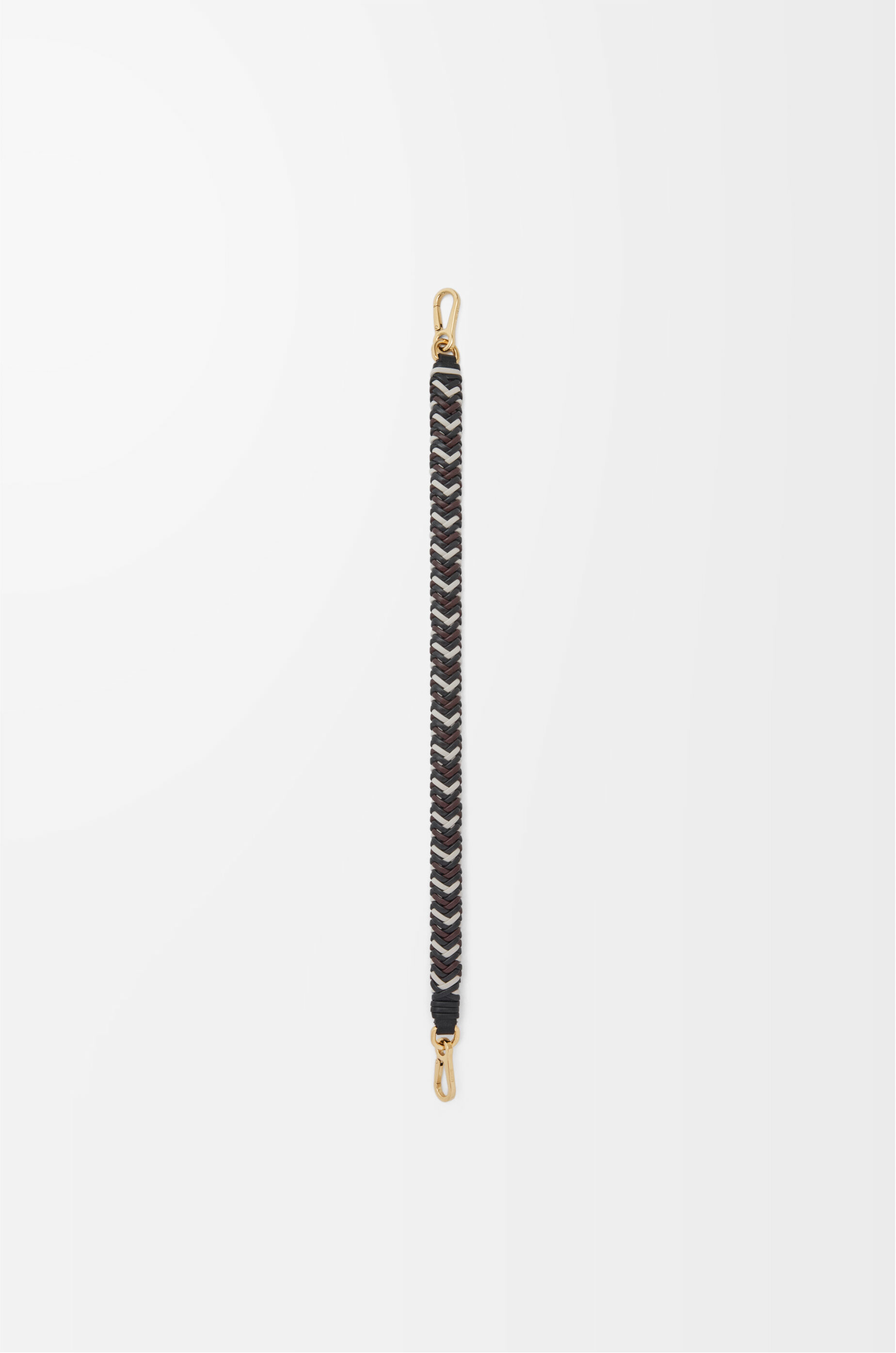 LOEWE Arrow short strap in calfskin Black/Chocolate
