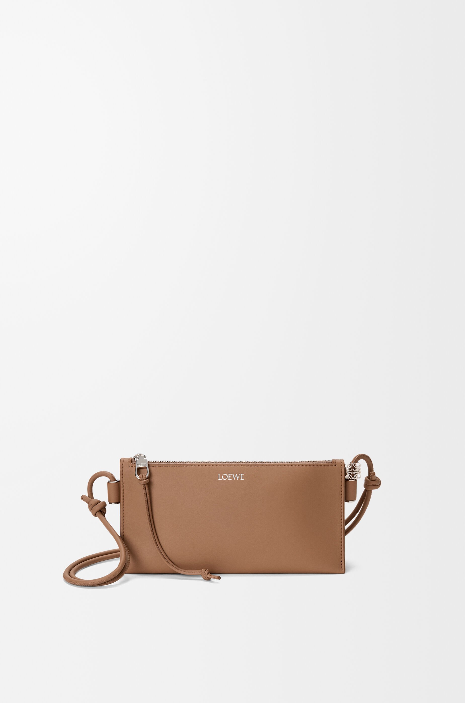 LOEWE Joya pouch in nappa calfskin Mocha