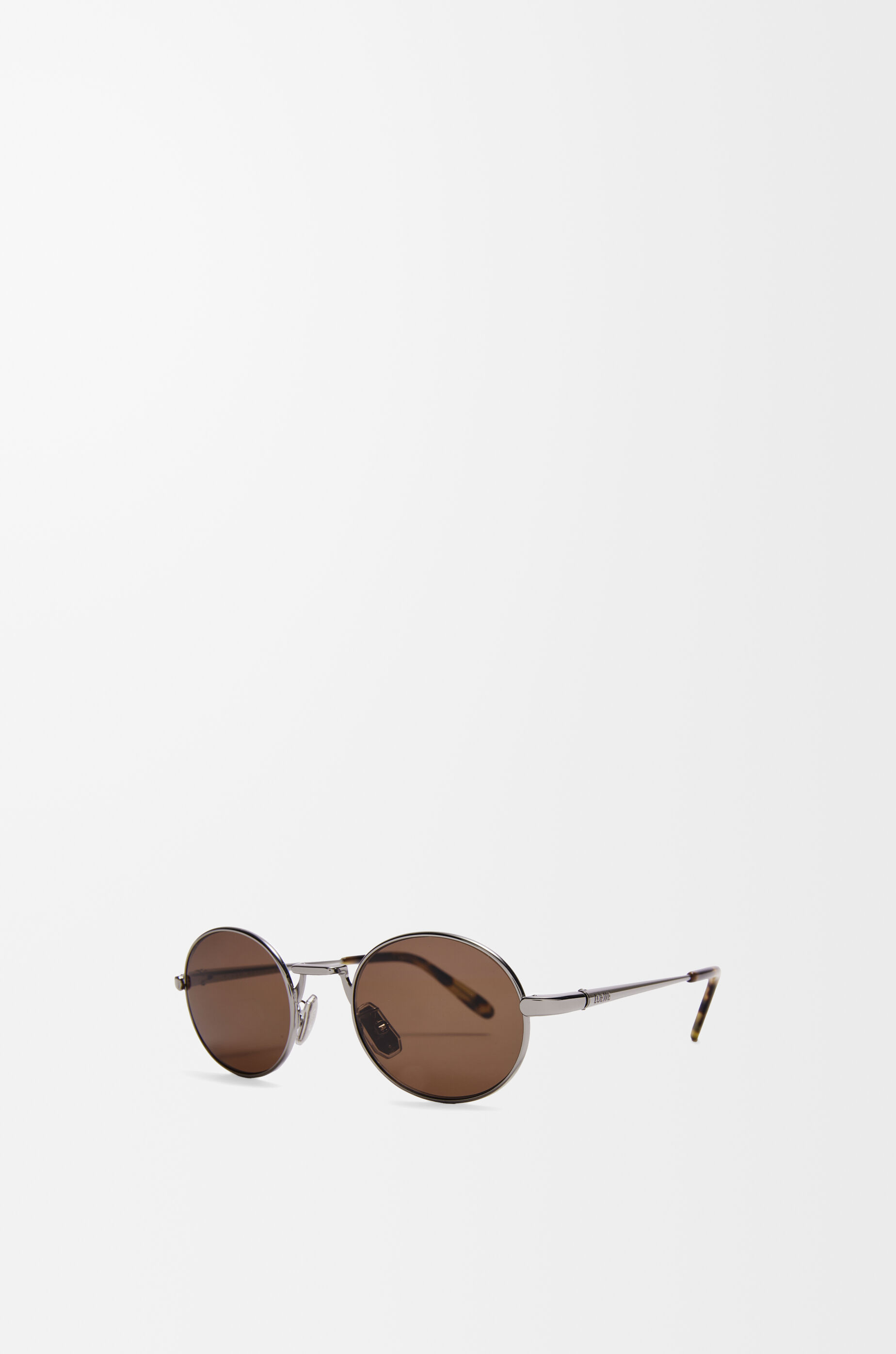 LOEWE Groove Oval sunglasses Brown Sugar