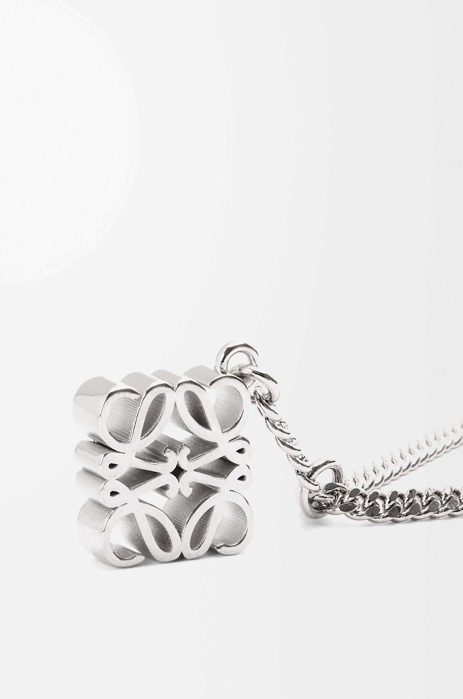 LOEWE Personalisation necklace in metal Palladium