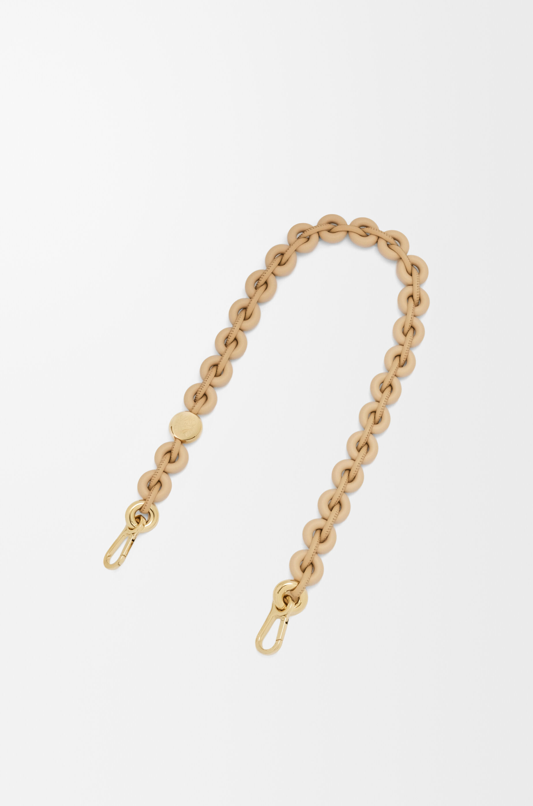 LOEWE Donut chain in calfskin Silk Beige