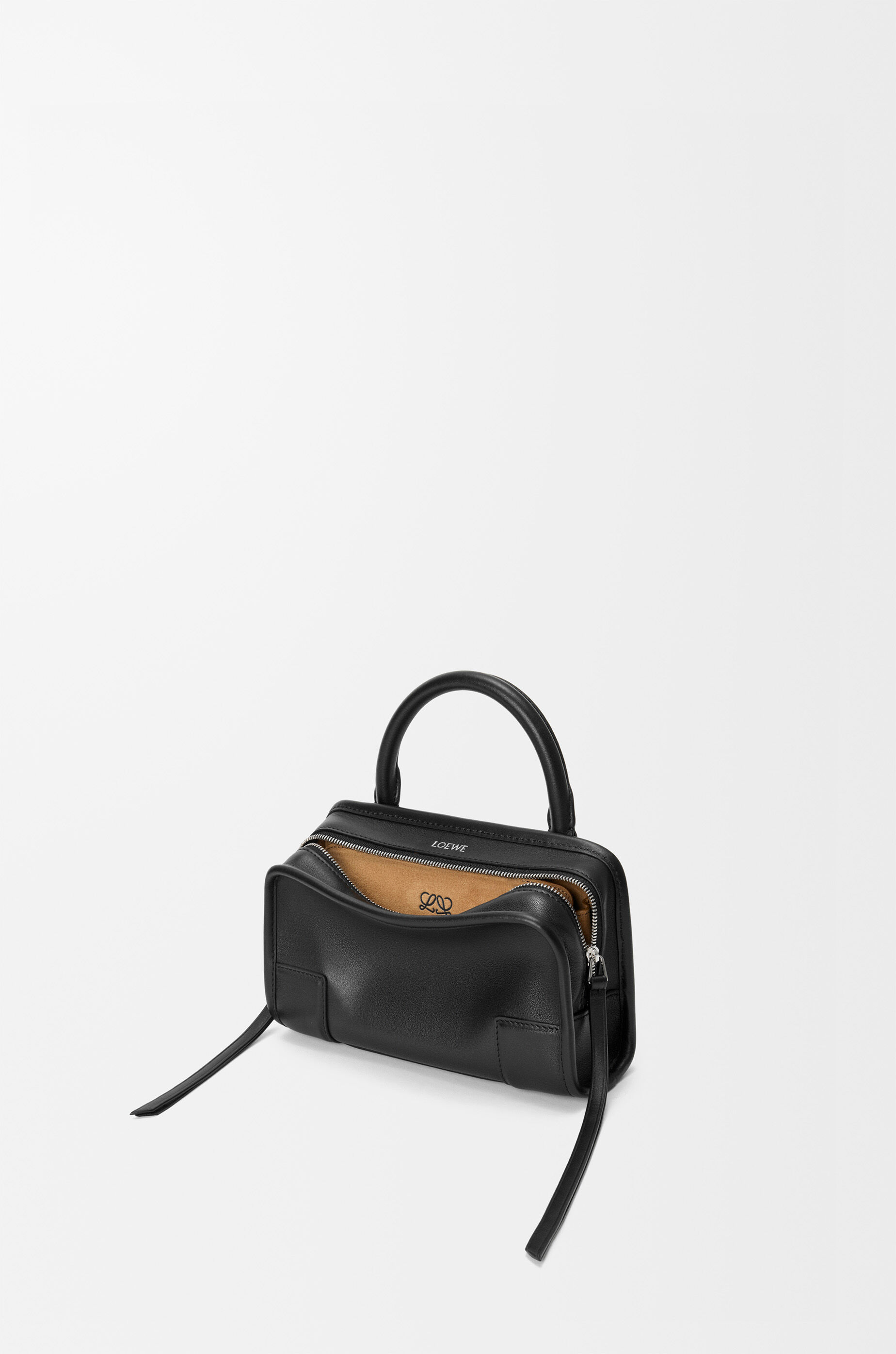 LOEWE Mini Amazona 180 bag in soft calfskin Black