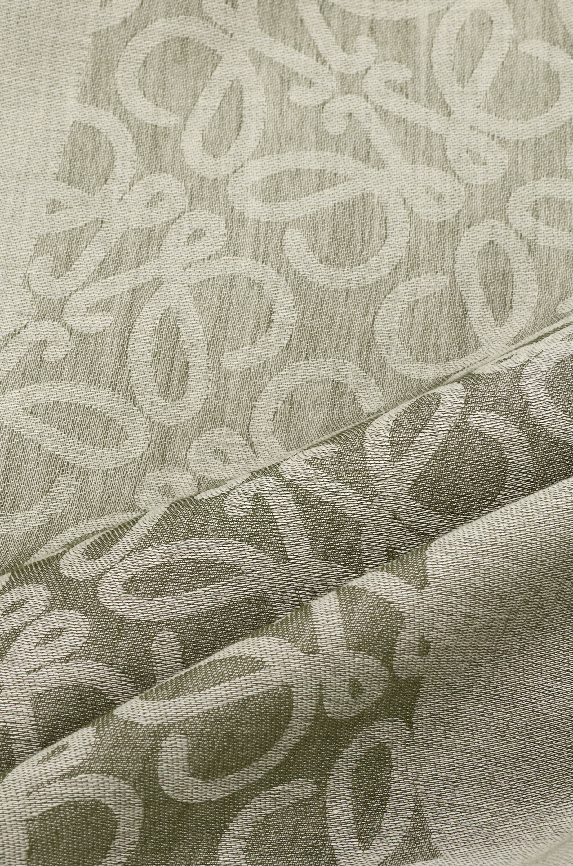 LOEWE Pareo in cotton Khaki Green