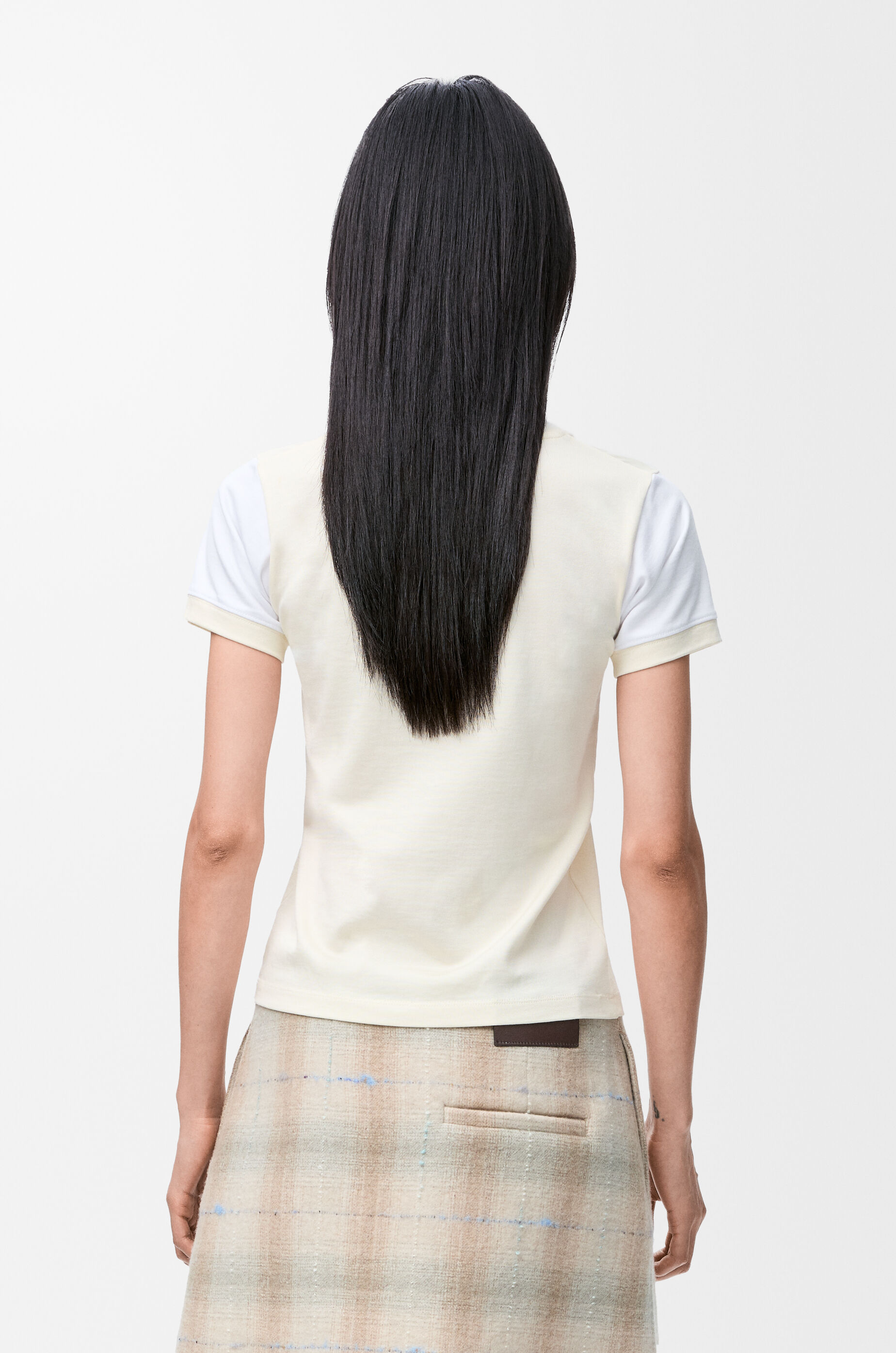 LOEWE Small fit T-shirt in cotton blend Vanilla