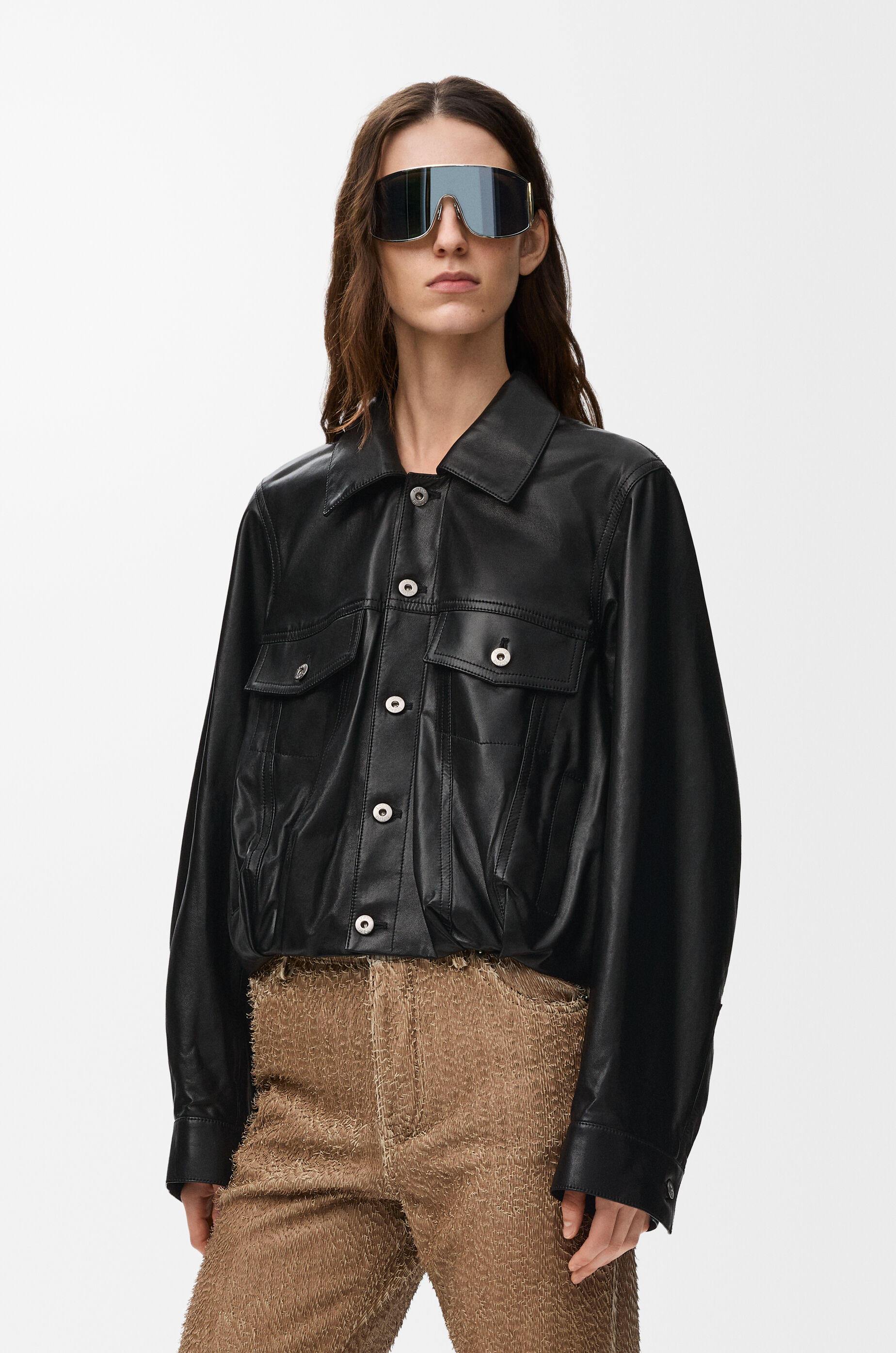 LOEWE Jacket in nappa lambskin Black
