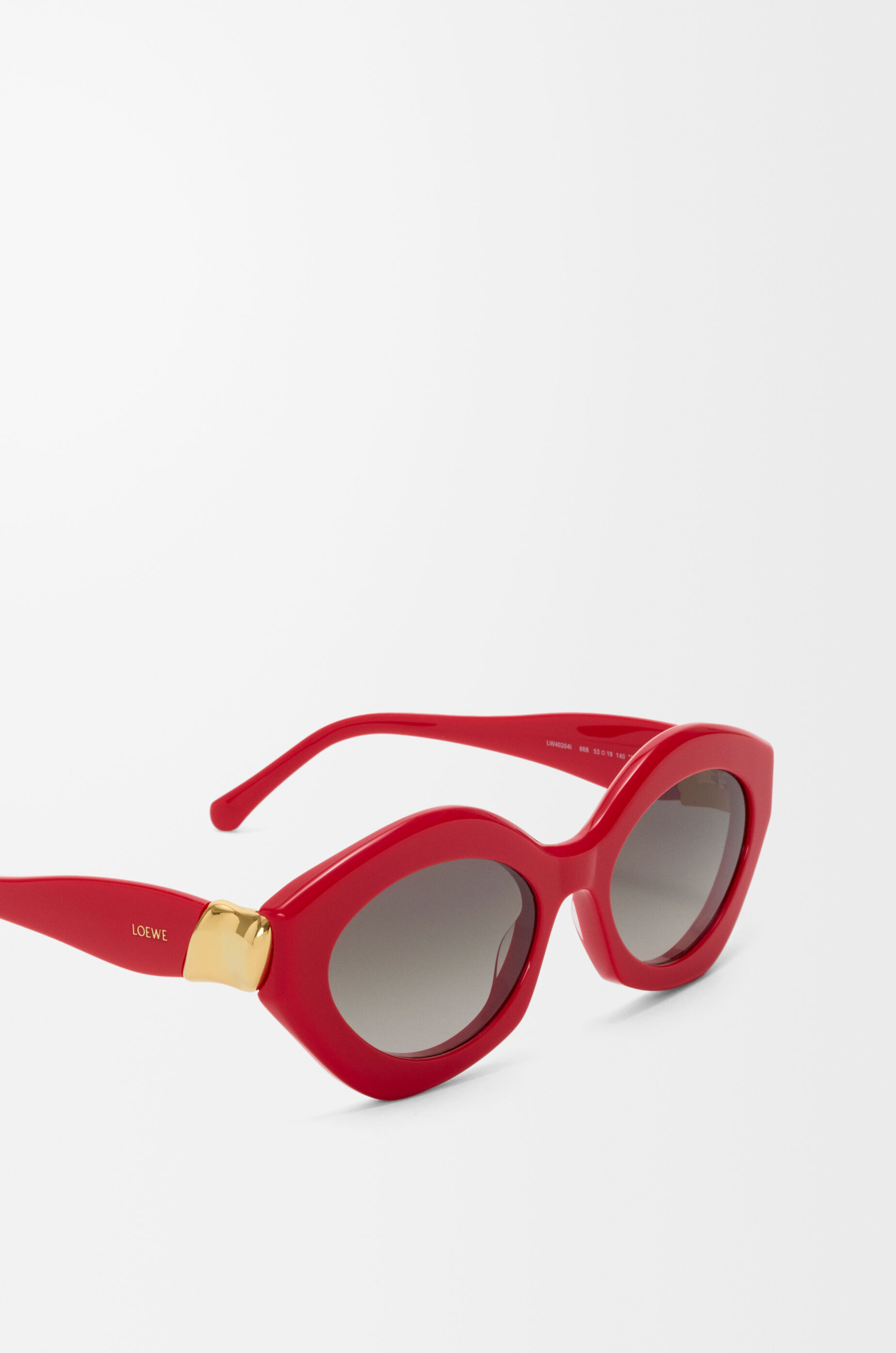 LOEWE Coil Cateye sunglasses Ruby