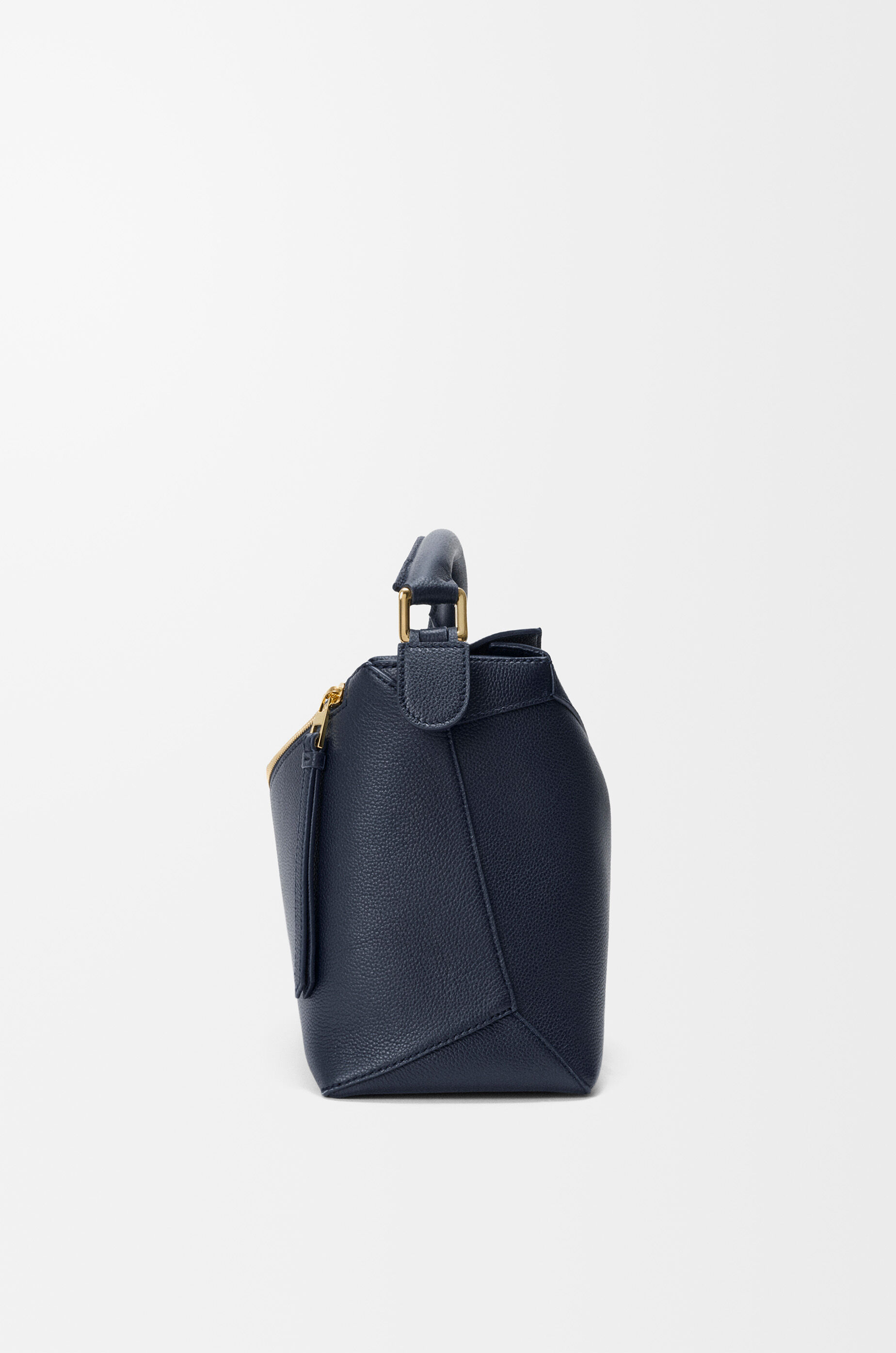 LOEWE Medium Puzzle Edge bag in soft grained calfskin Deep Navy