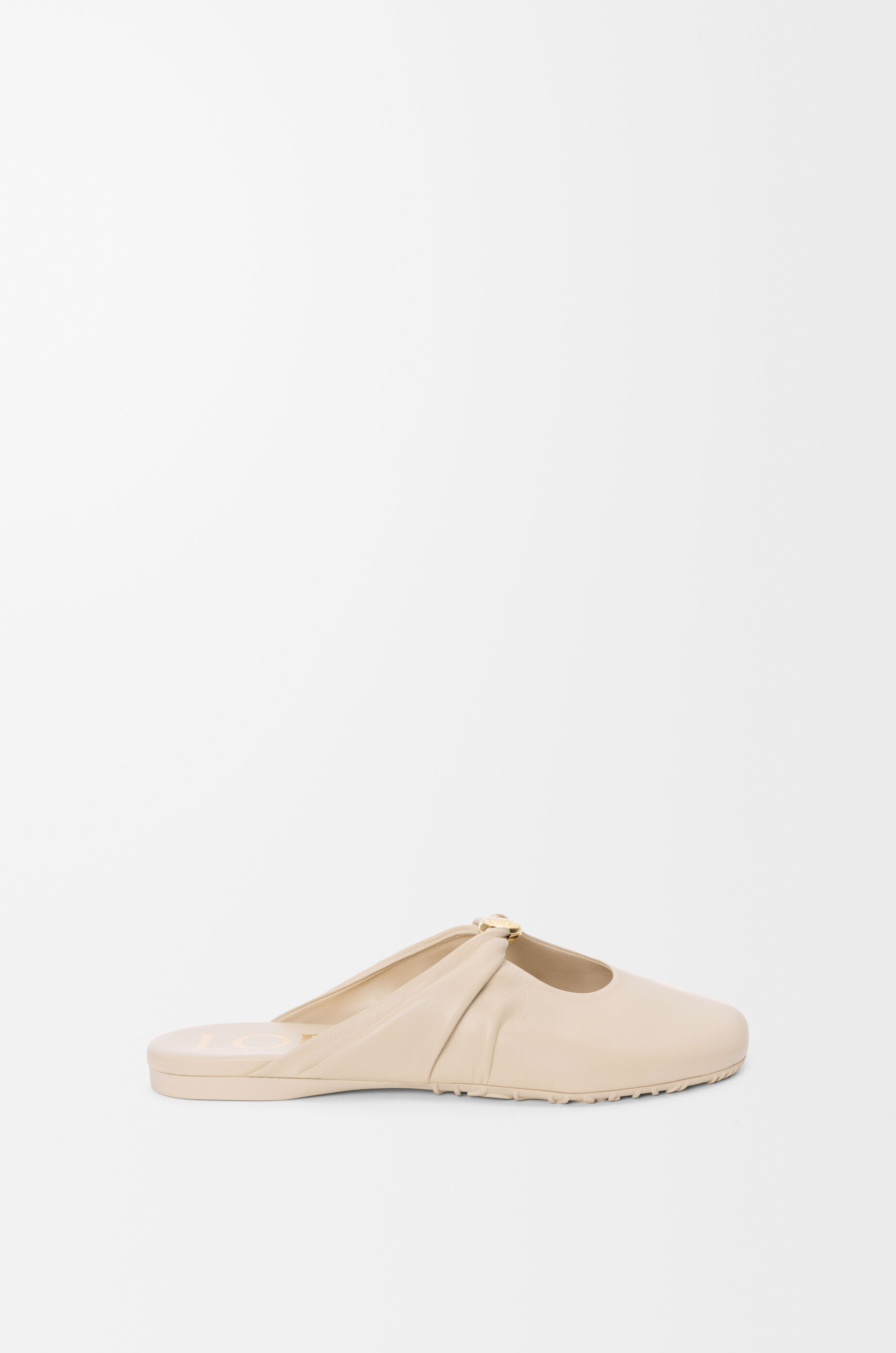 LOEWE Pebble Soft mule in nappa lambskin Dough