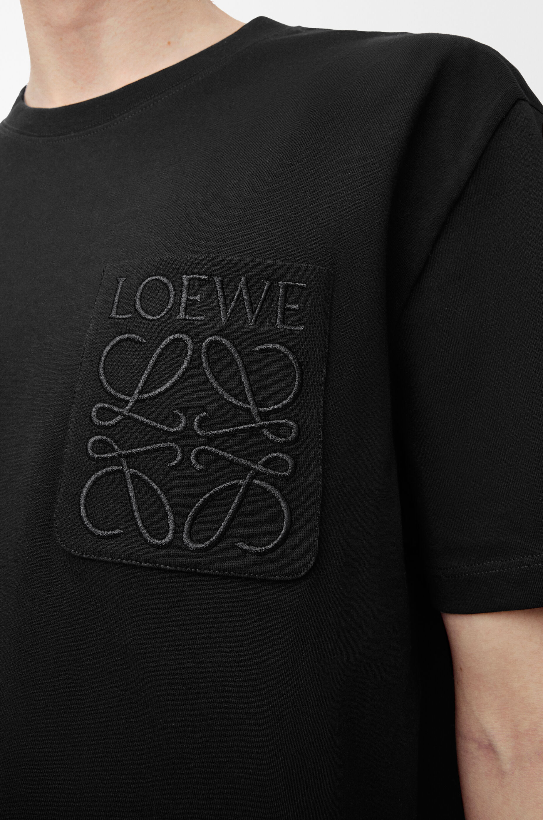 LOEWE Relaxed fit T-shirt in cotton Black