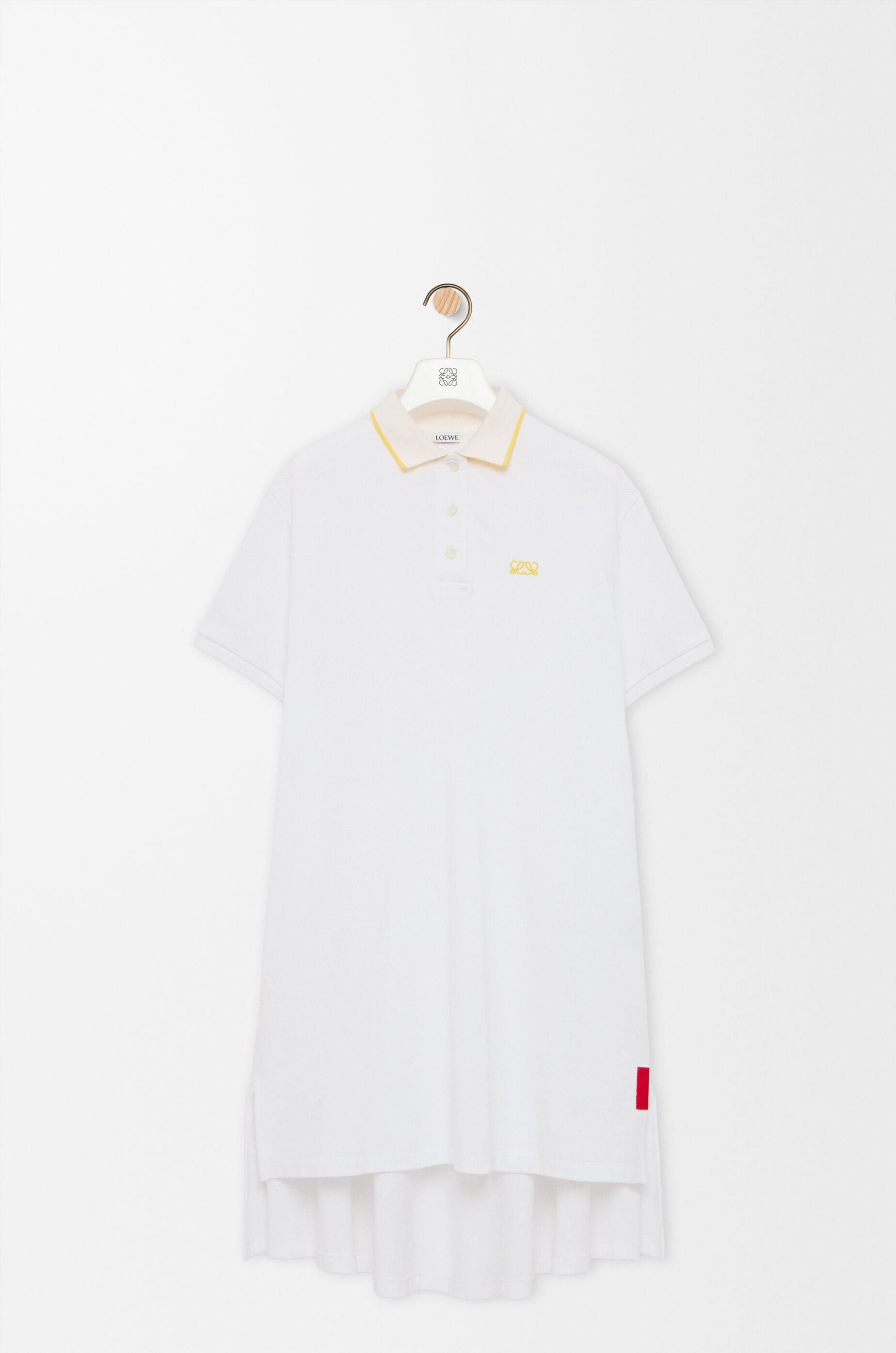 LOEWE Polo dress in cotton White