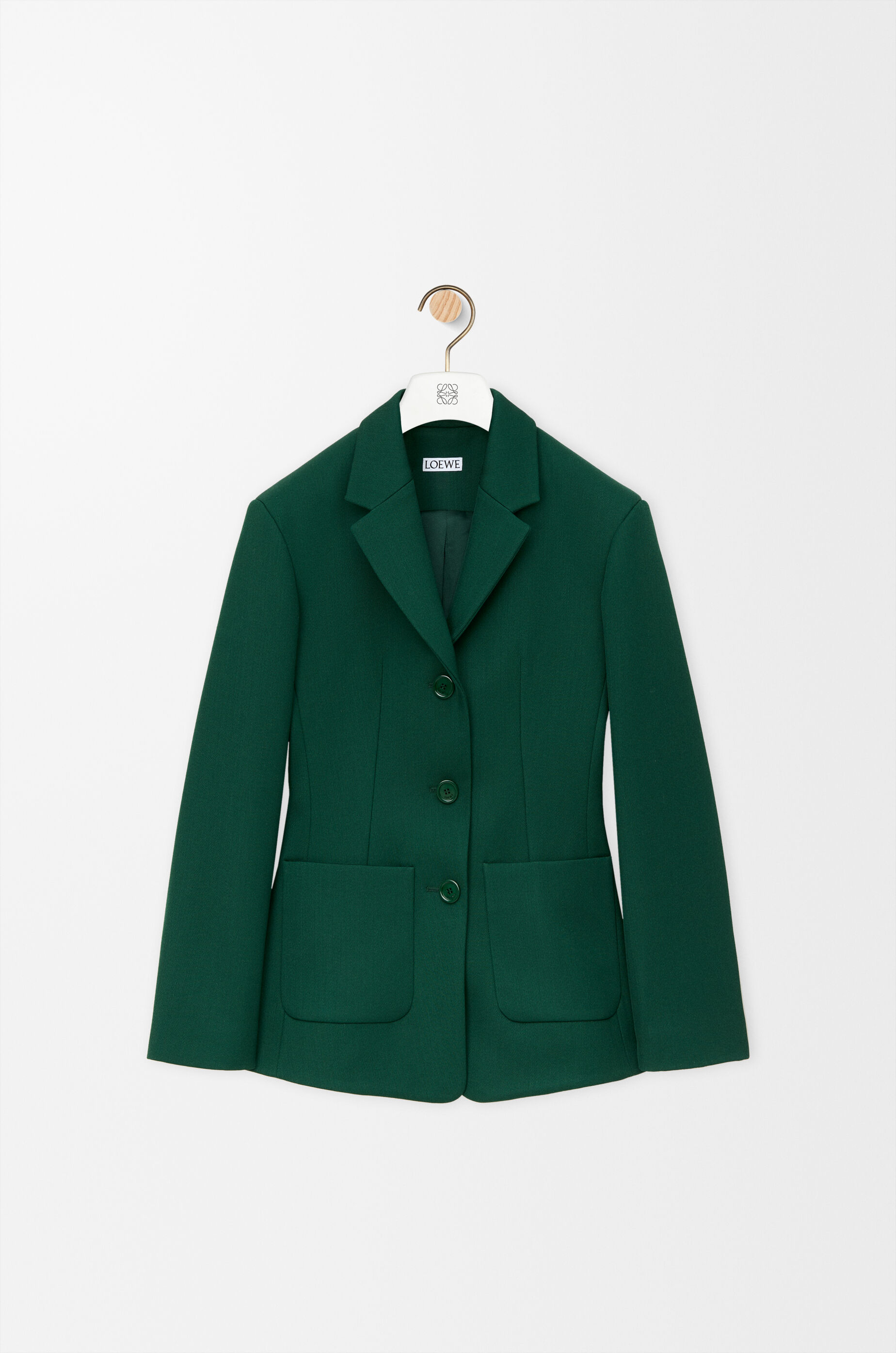 LOEWE Jacket in wool Green
