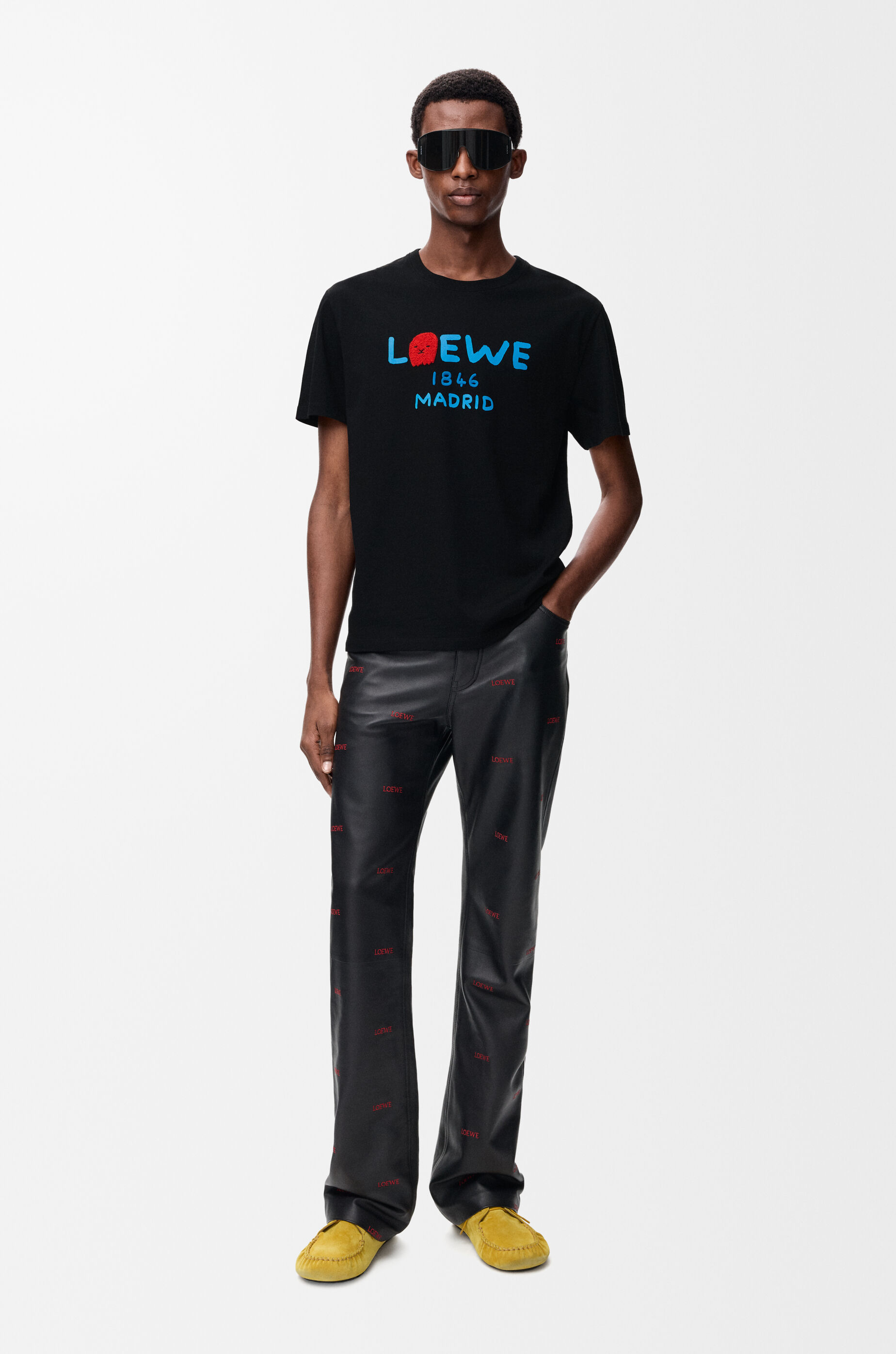 LOEWE Relaxed fit T-shirt in cotton Black