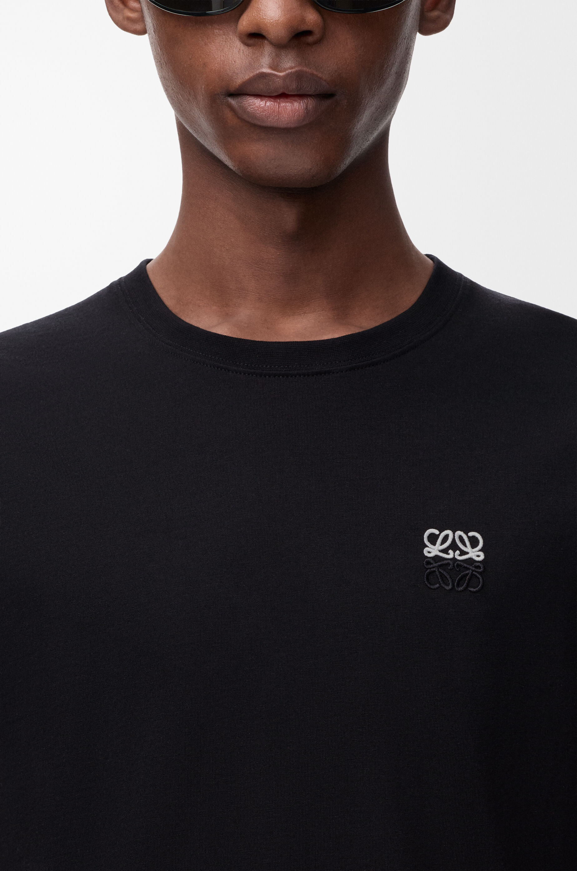 LOEWE Regular fit T-shirt in cotton Black