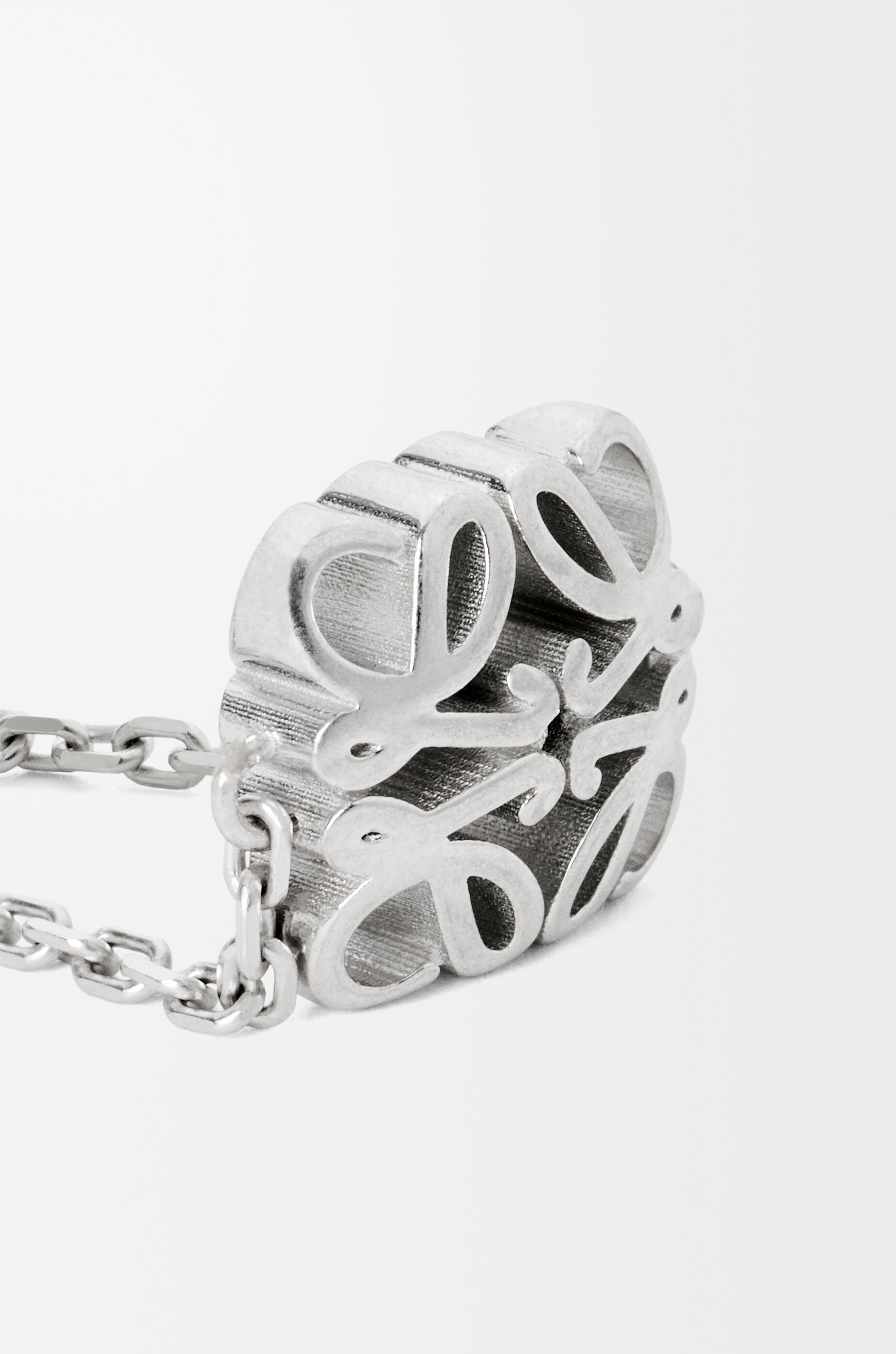 LOEWE Anagram Bombé bracelet in sterling silver Silver