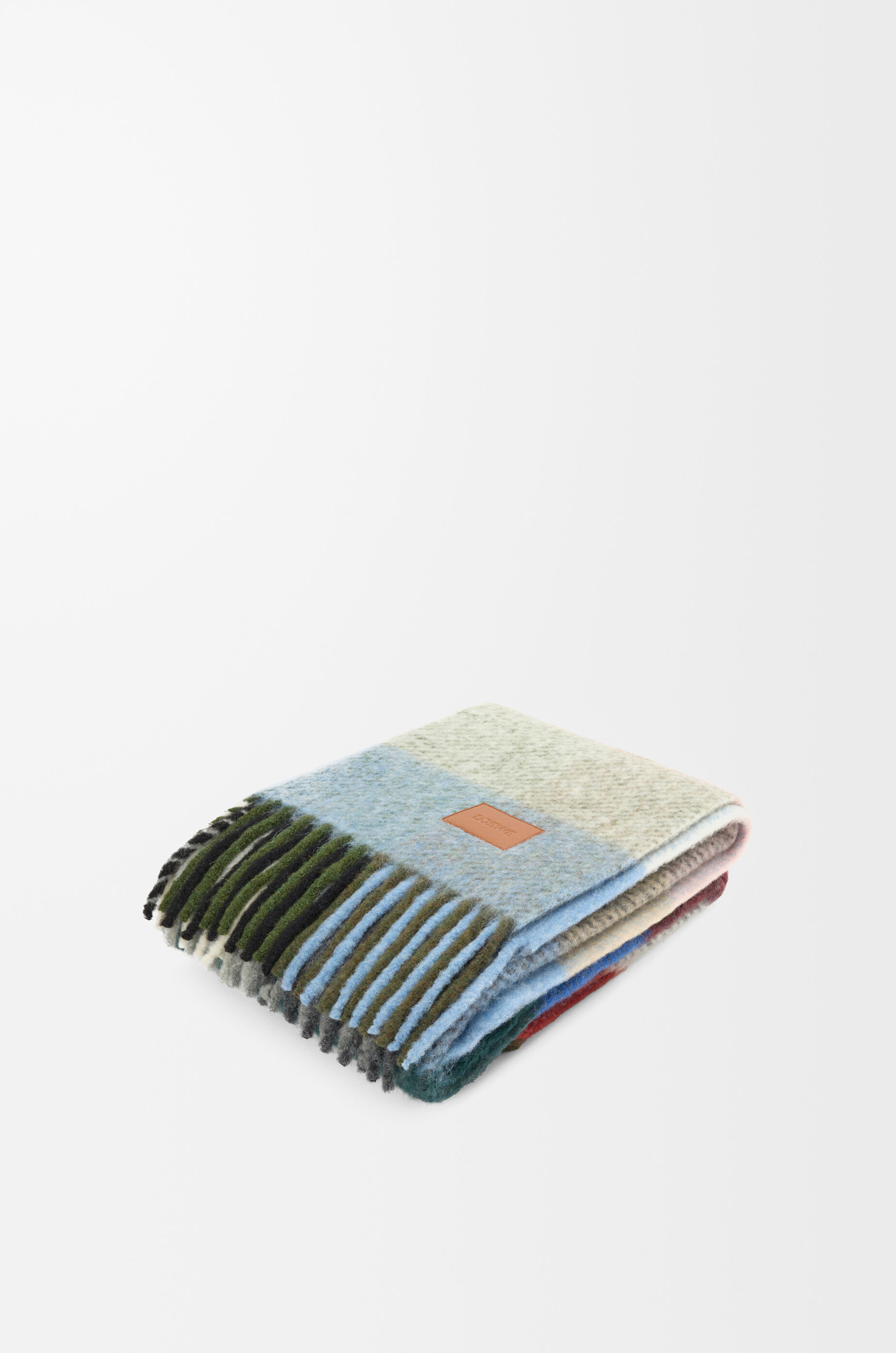 LOEWE Blanket in alpaca and wool blend Multicolor