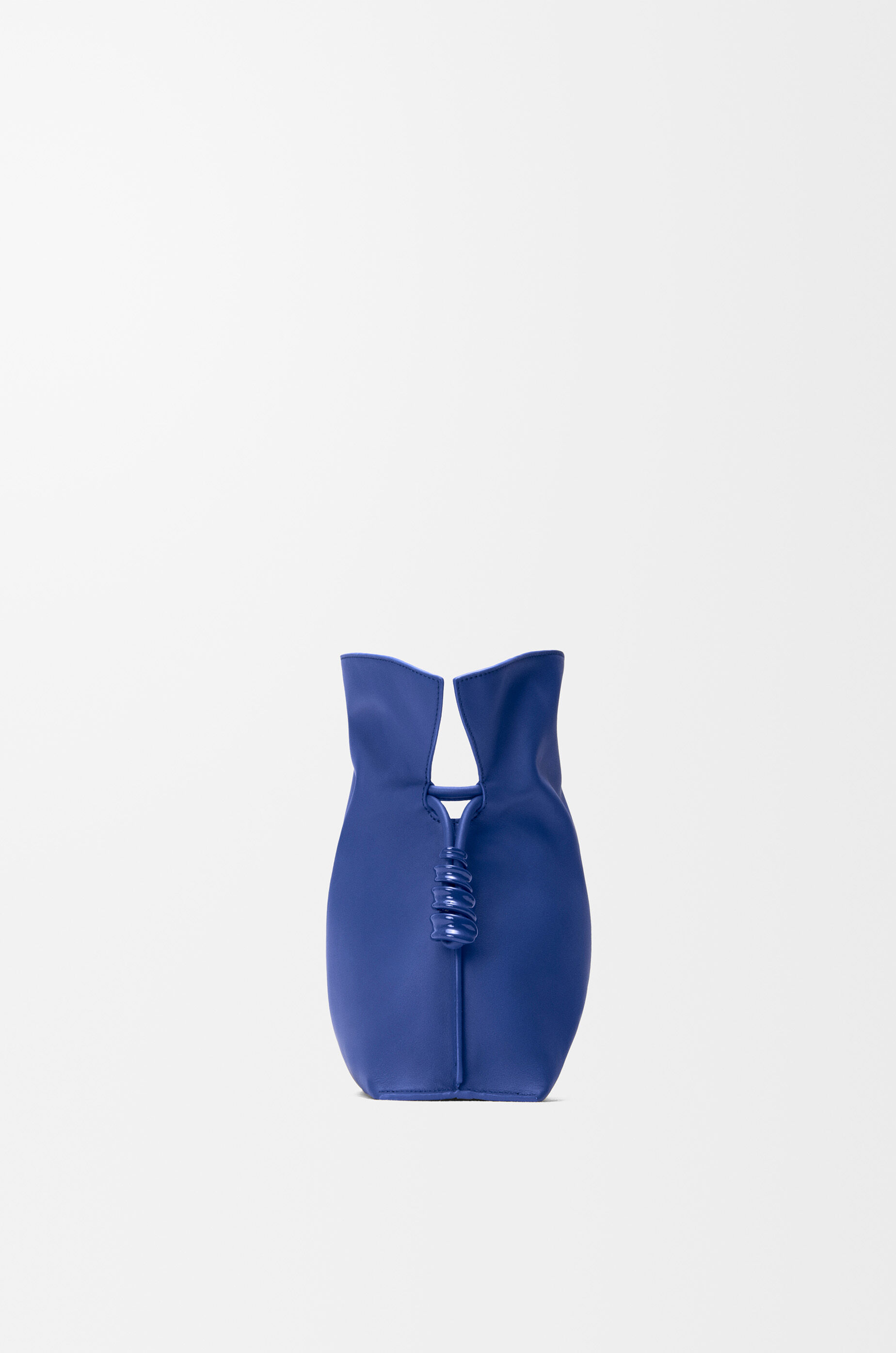 LOEWE Medium Coil Flamenco clutch in nappa calfskin Stellar Blue