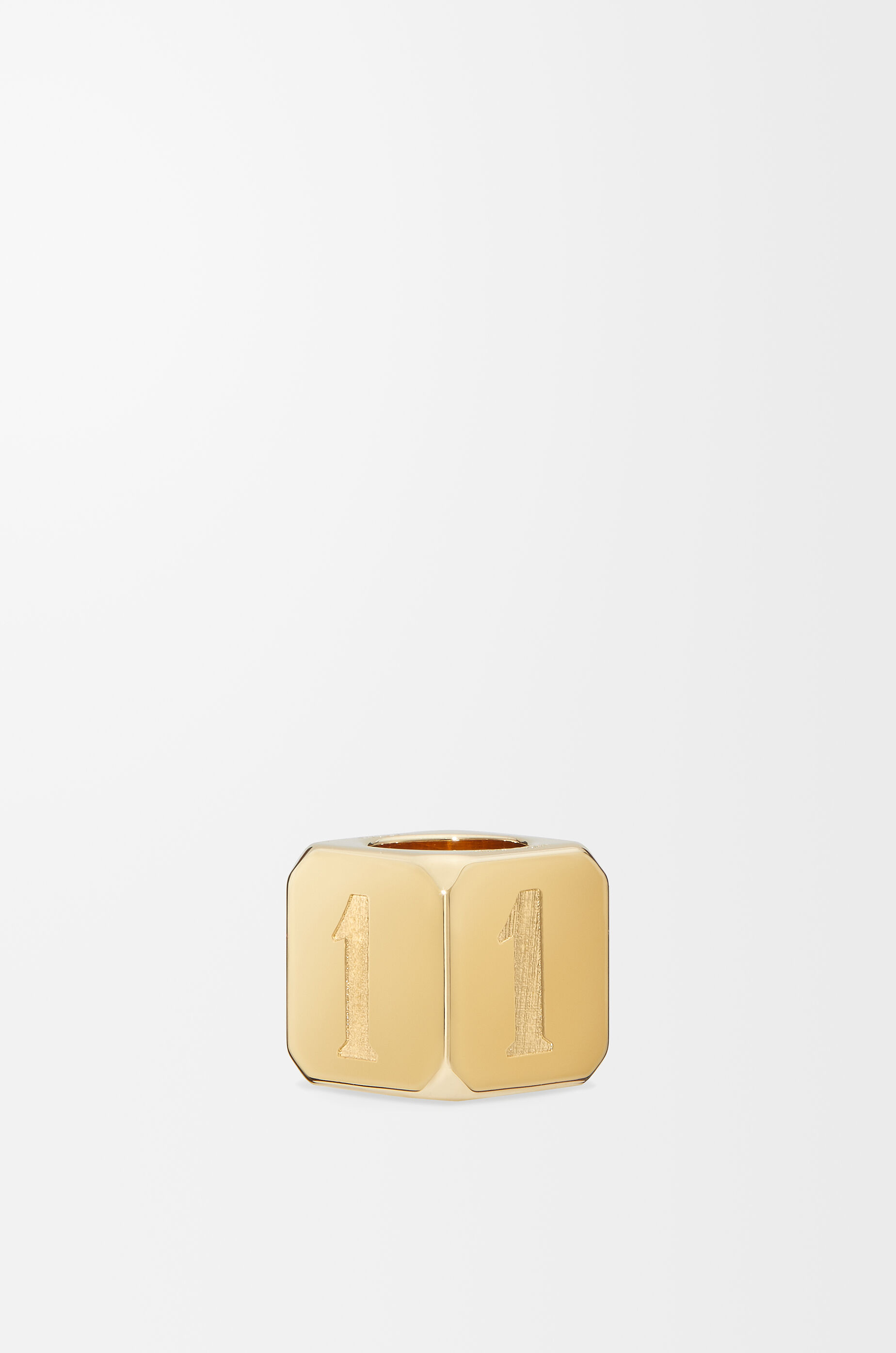LOEWE Small dice Gold